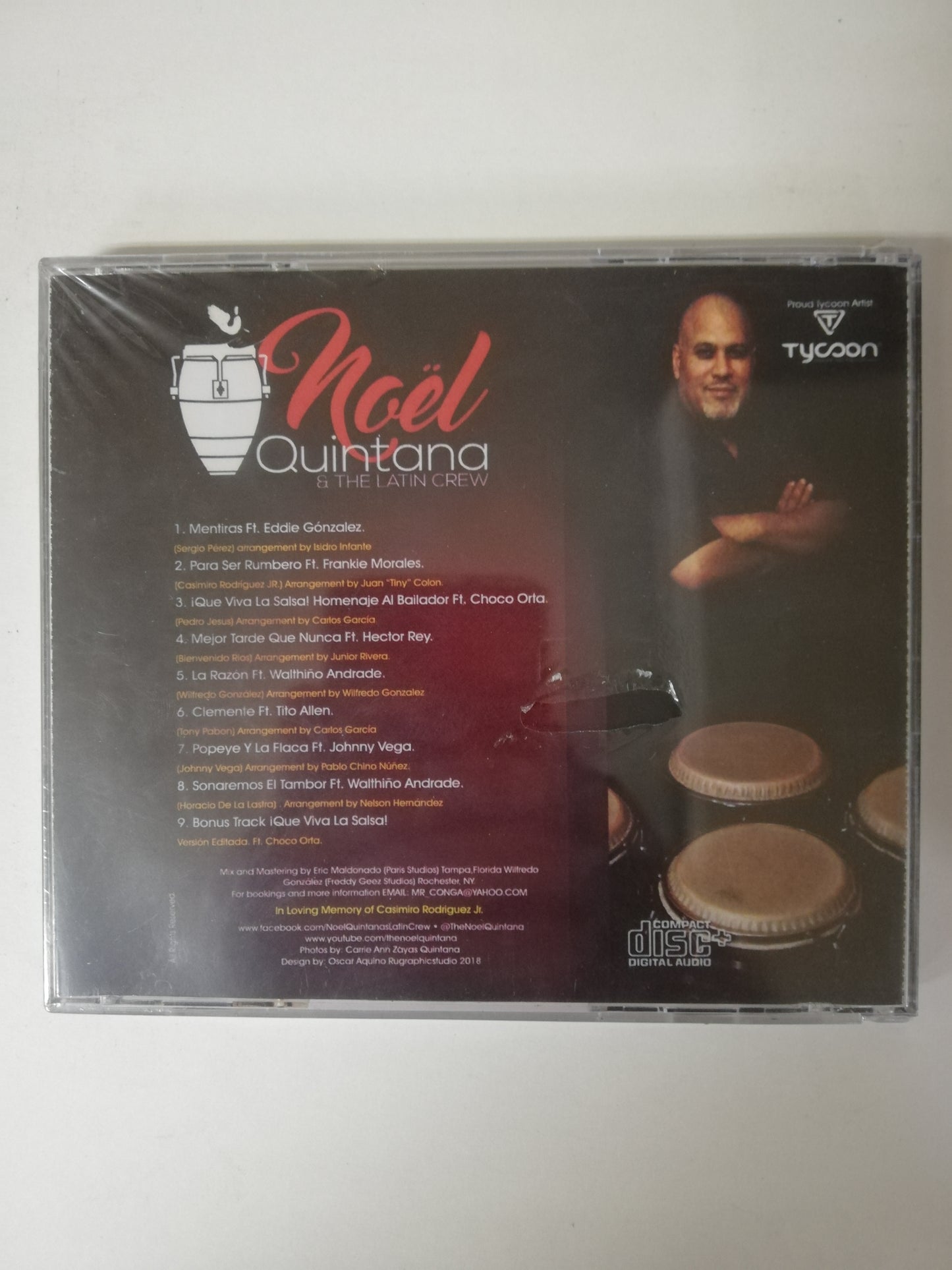 CD NOEL QUINTANA & THE LATIN CREW -NOEL QUINTANA & THE LATIN CREW VOL. 1