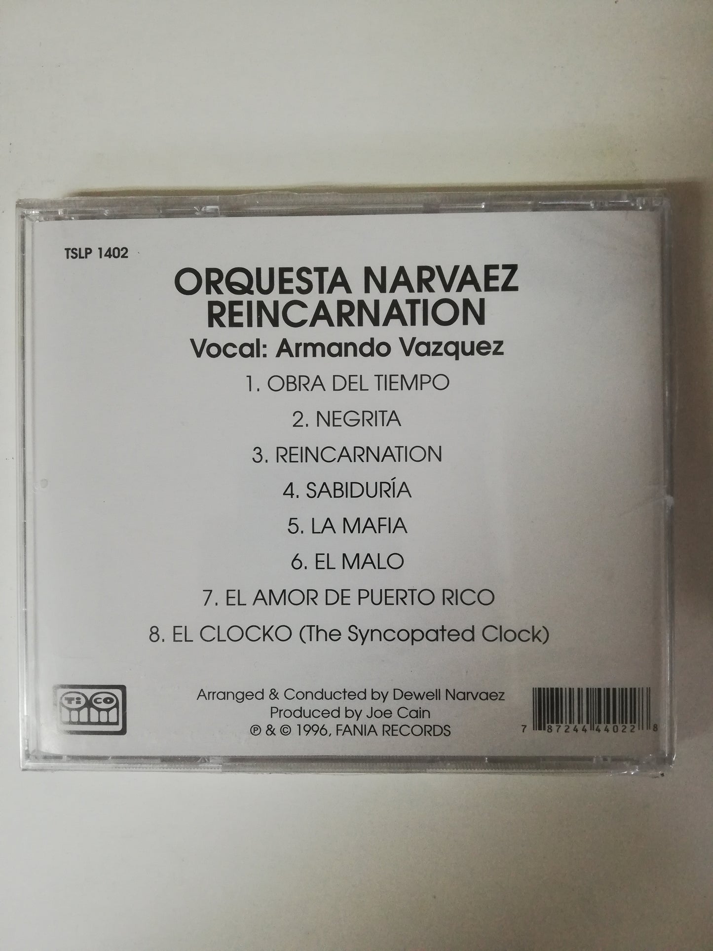 CD ORQUESTA NARVAEZ - REINCARNATION