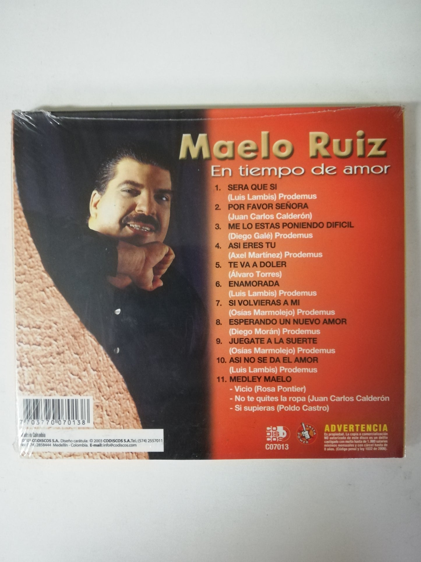 CD MAELO RUIZ - EN TIEMPO DE AMOR