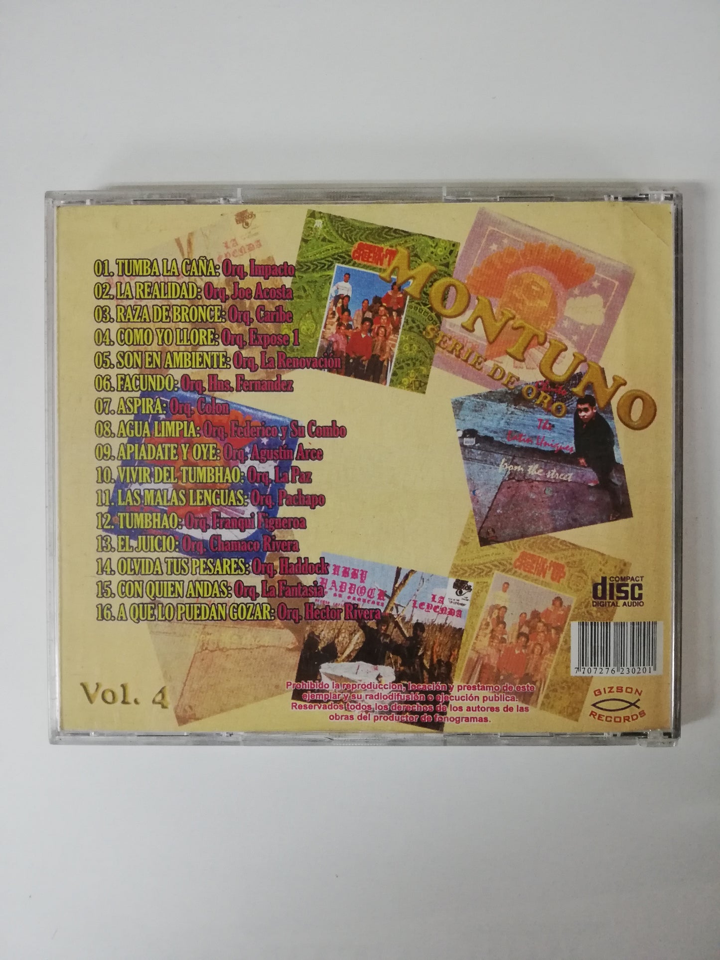 CD MONTUNO SERIE ORO VOL. 4 - VARIOS INTÉRPRETES