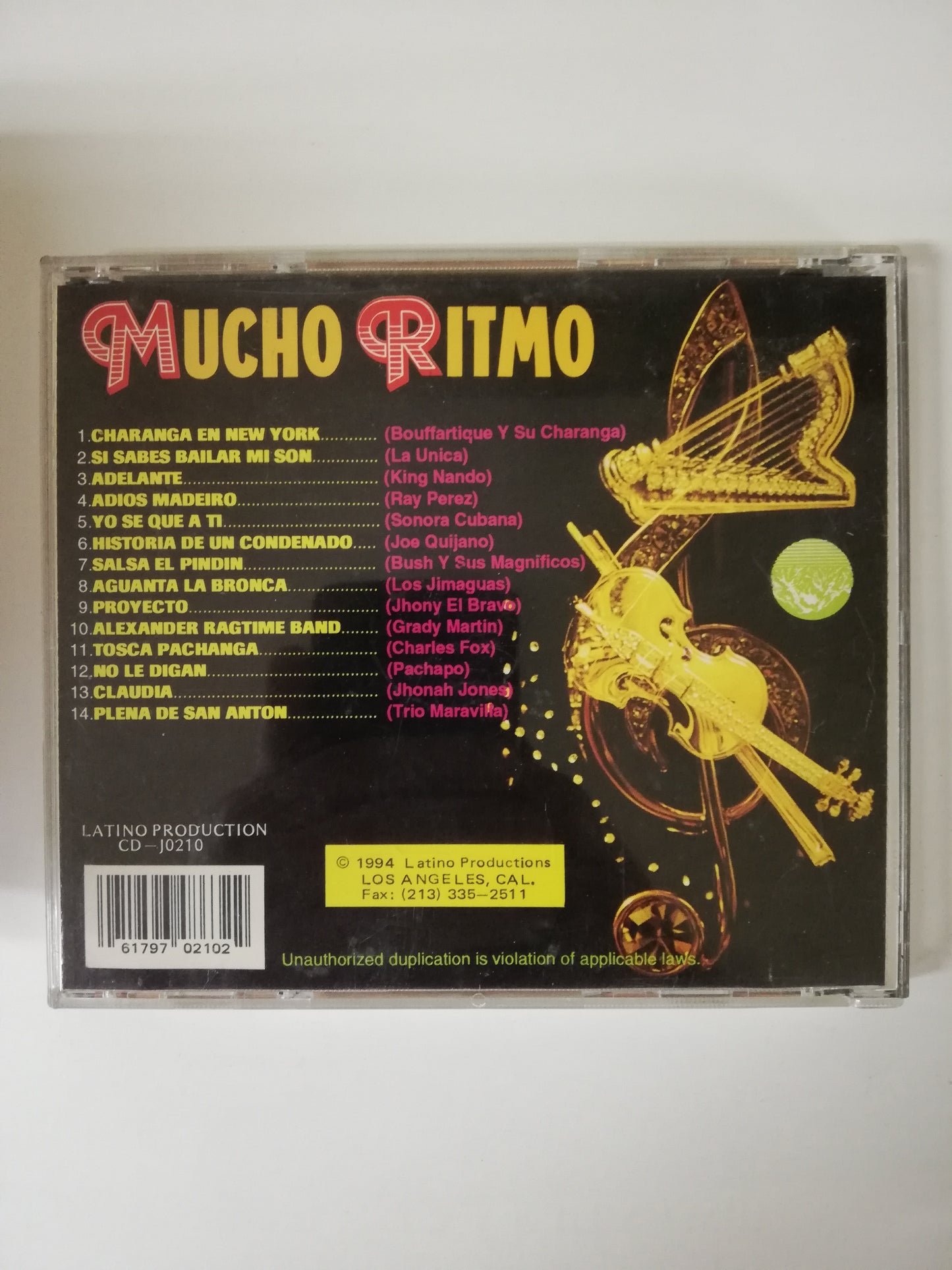 CD MUCHO RITMO - VARIOS INTÉRPRETES