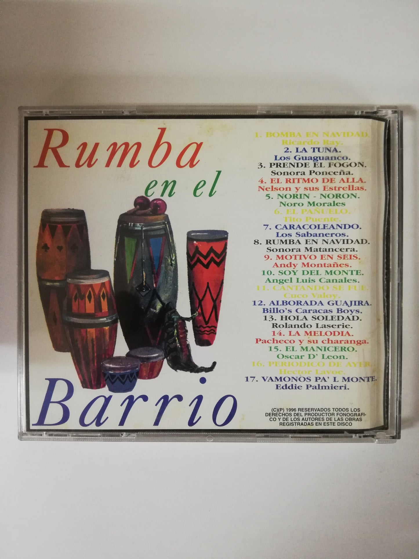 CD RUMBA EN EL BARRIO - VARIOS INTÉRPRETES