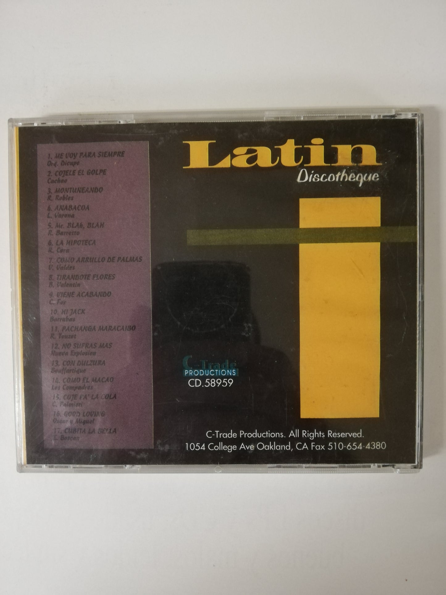 CD LATIN DISCOTEQUE - VARIOS INTÉRPRETES