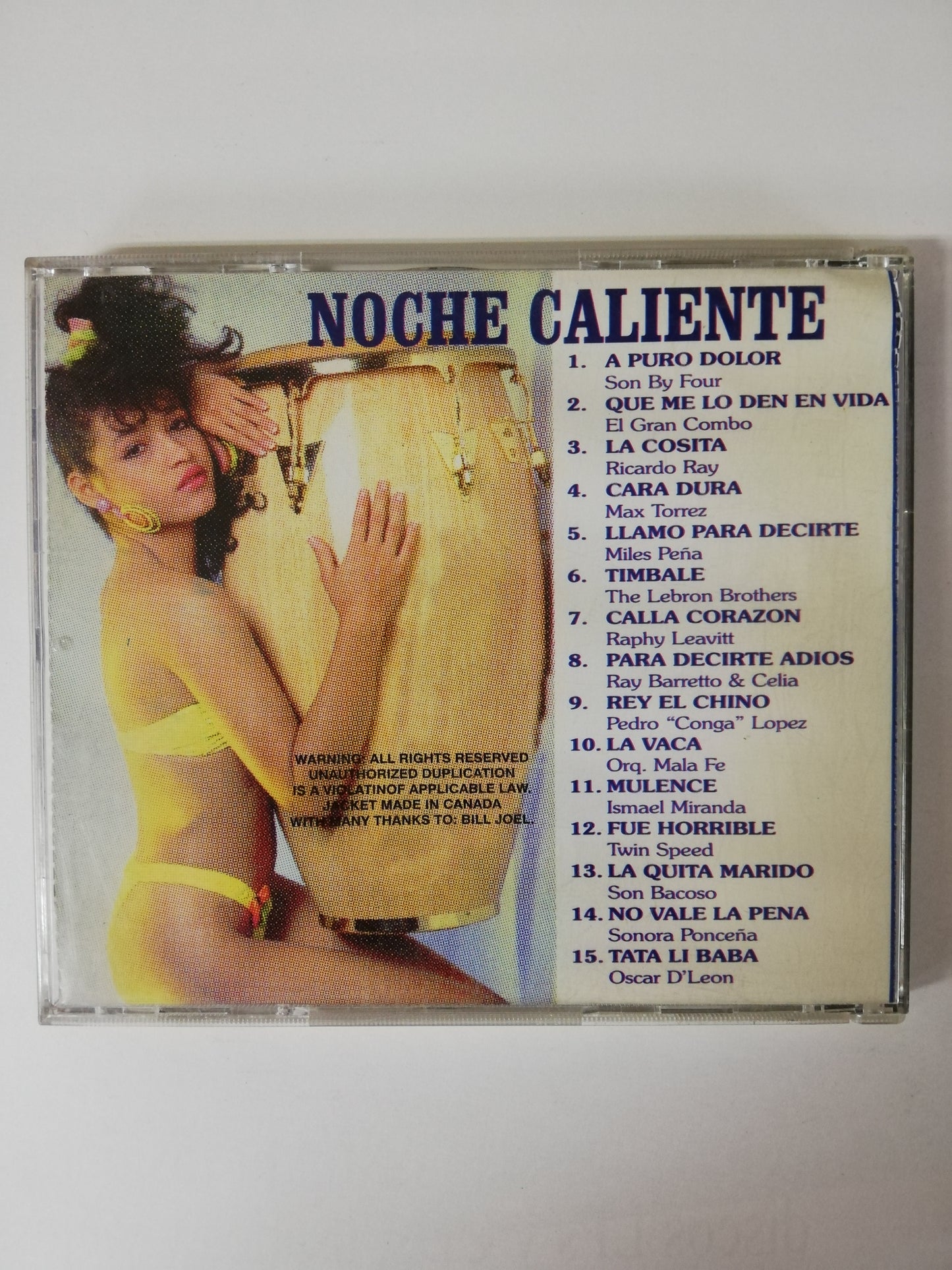 CD NOCHE CALIENTE  - VARIOS INTÉRPRETES