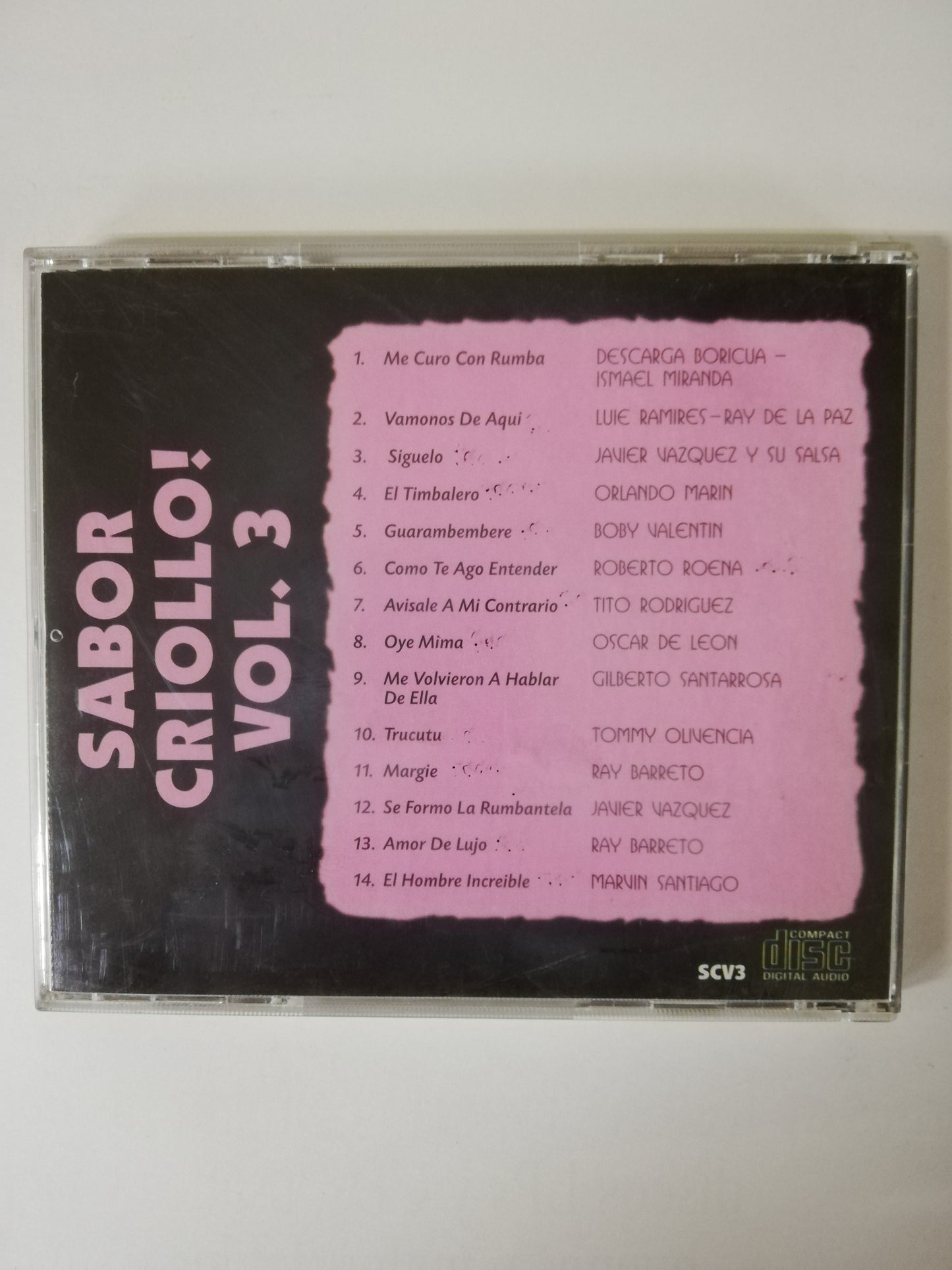 CD SABOR CRIOLLO VOL. 3 - VARIOS INTÉRPRETES