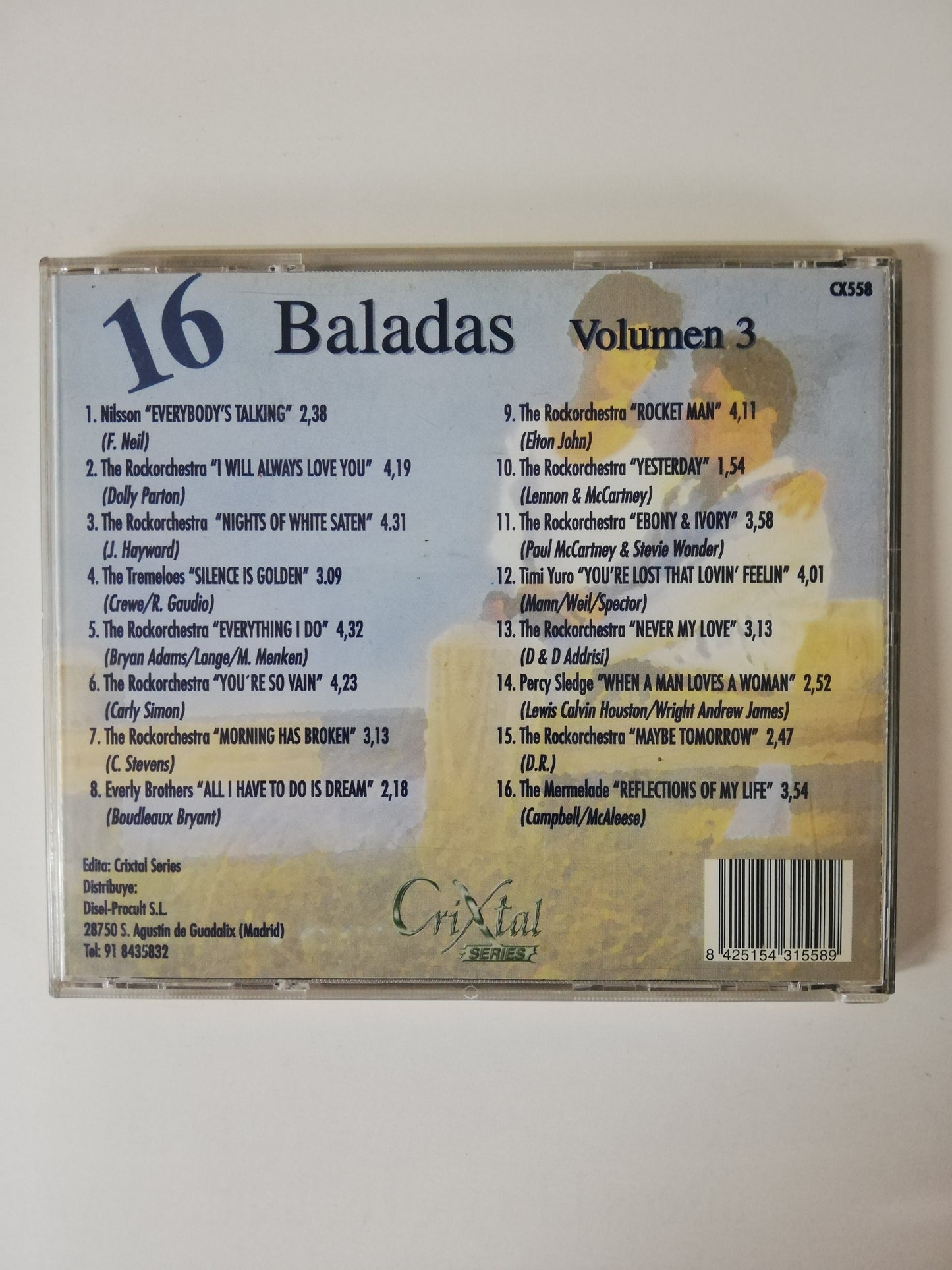 CD BALADAS VOL. 3 - COMPILADO DE BALADAS AMERICANAS