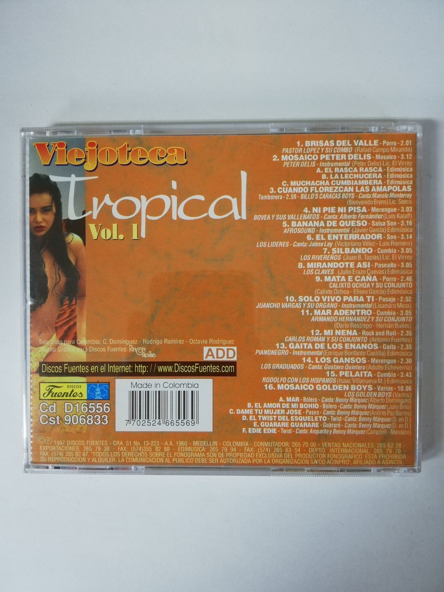 CD VIEJOTECA TROPICAL - VIEJOTECA TROPICAL VOL. 1