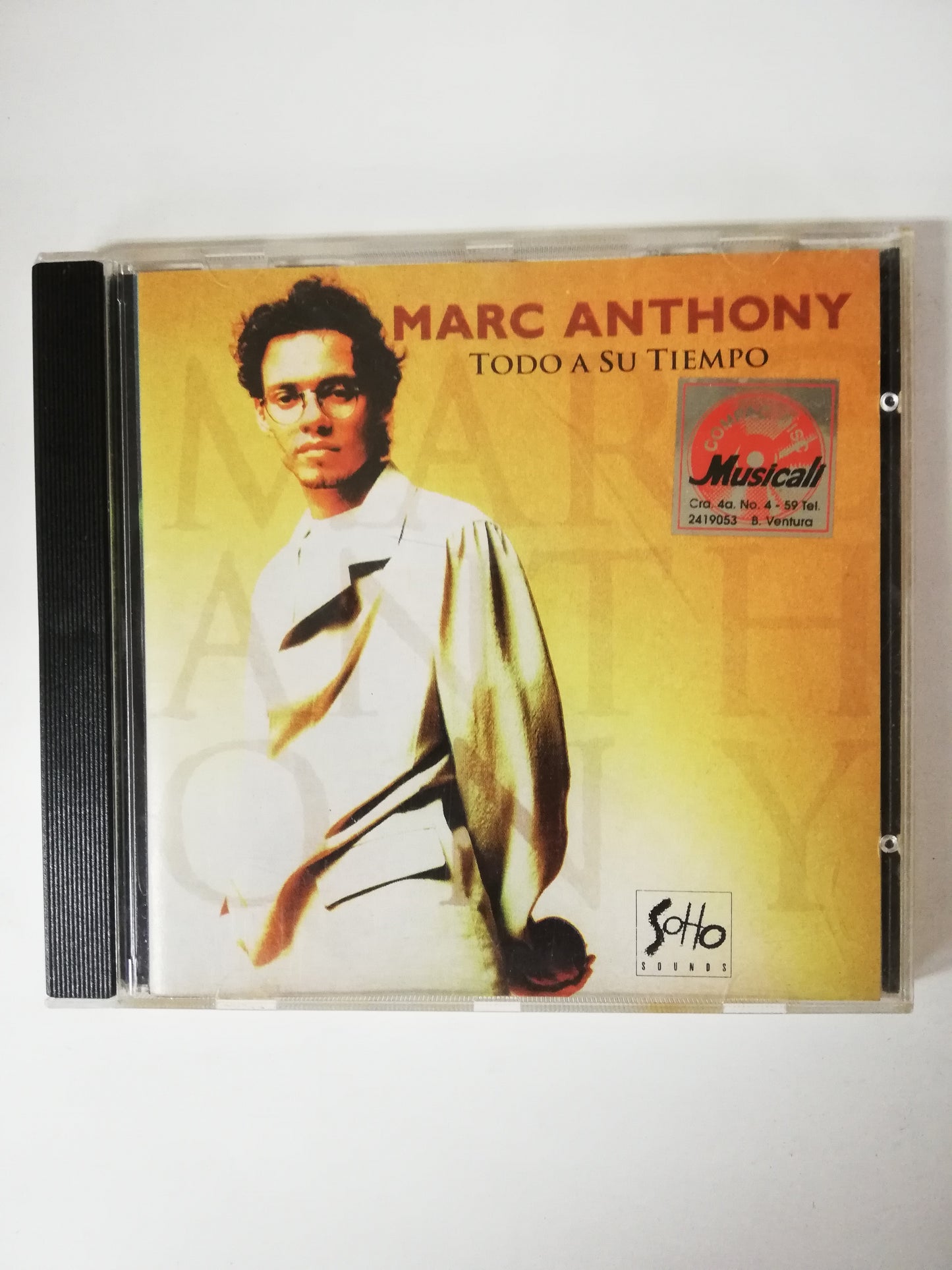 CD MARC ANTHONY - TODO A SU TIEMPO