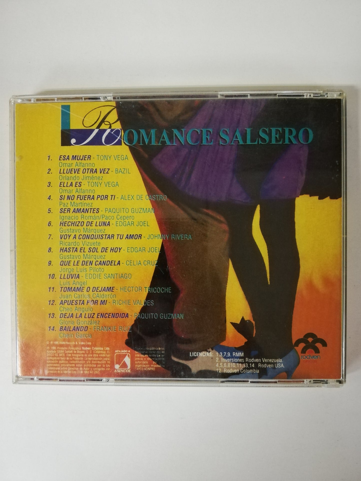 CD ROMANCE SALSERO - VARIOS INTÉRPRETES