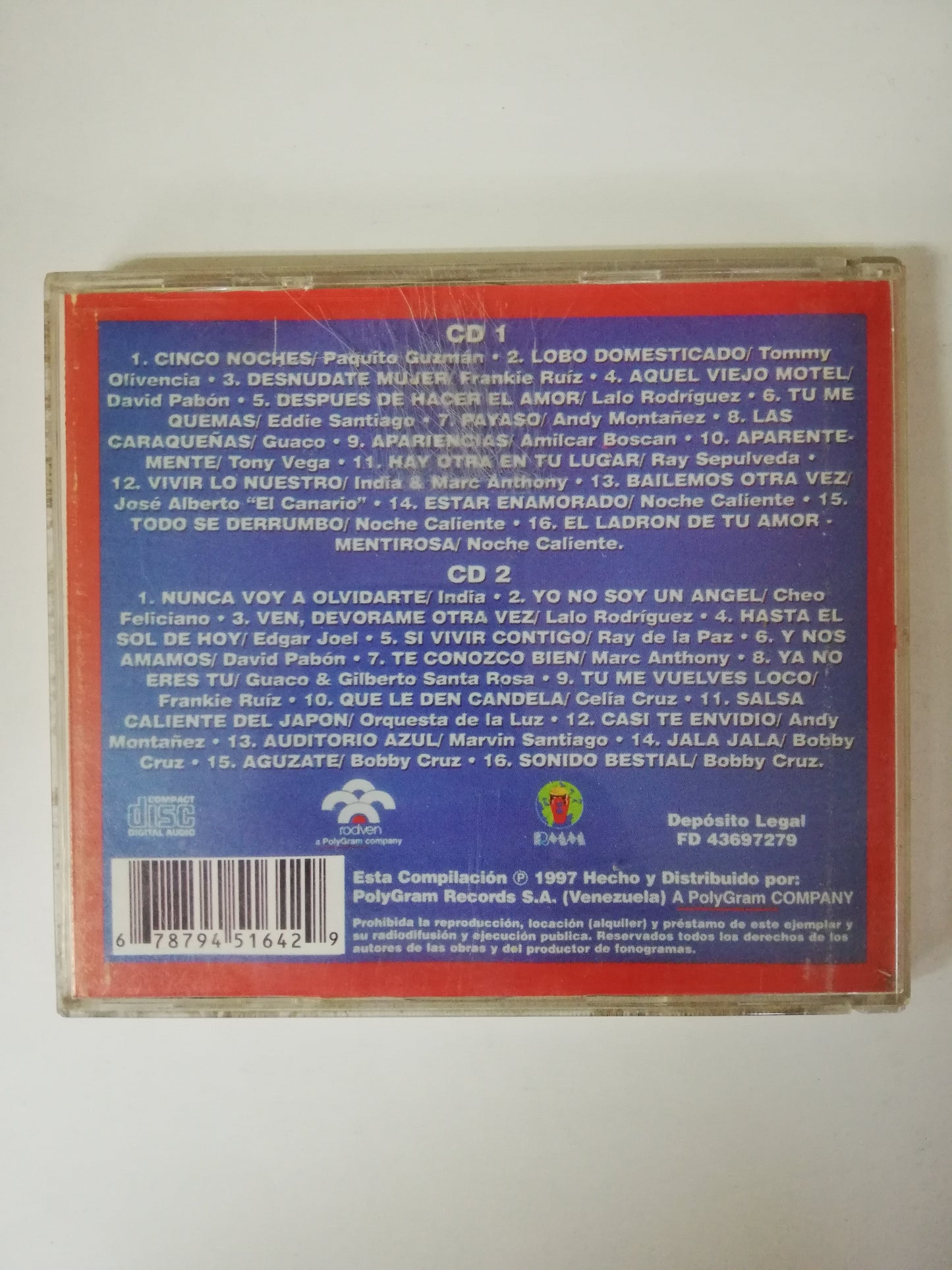 CD SE BOTÓ LA SALSA - 32 TEMAS Y ARTISTAS ORIGINALES - CD X 2