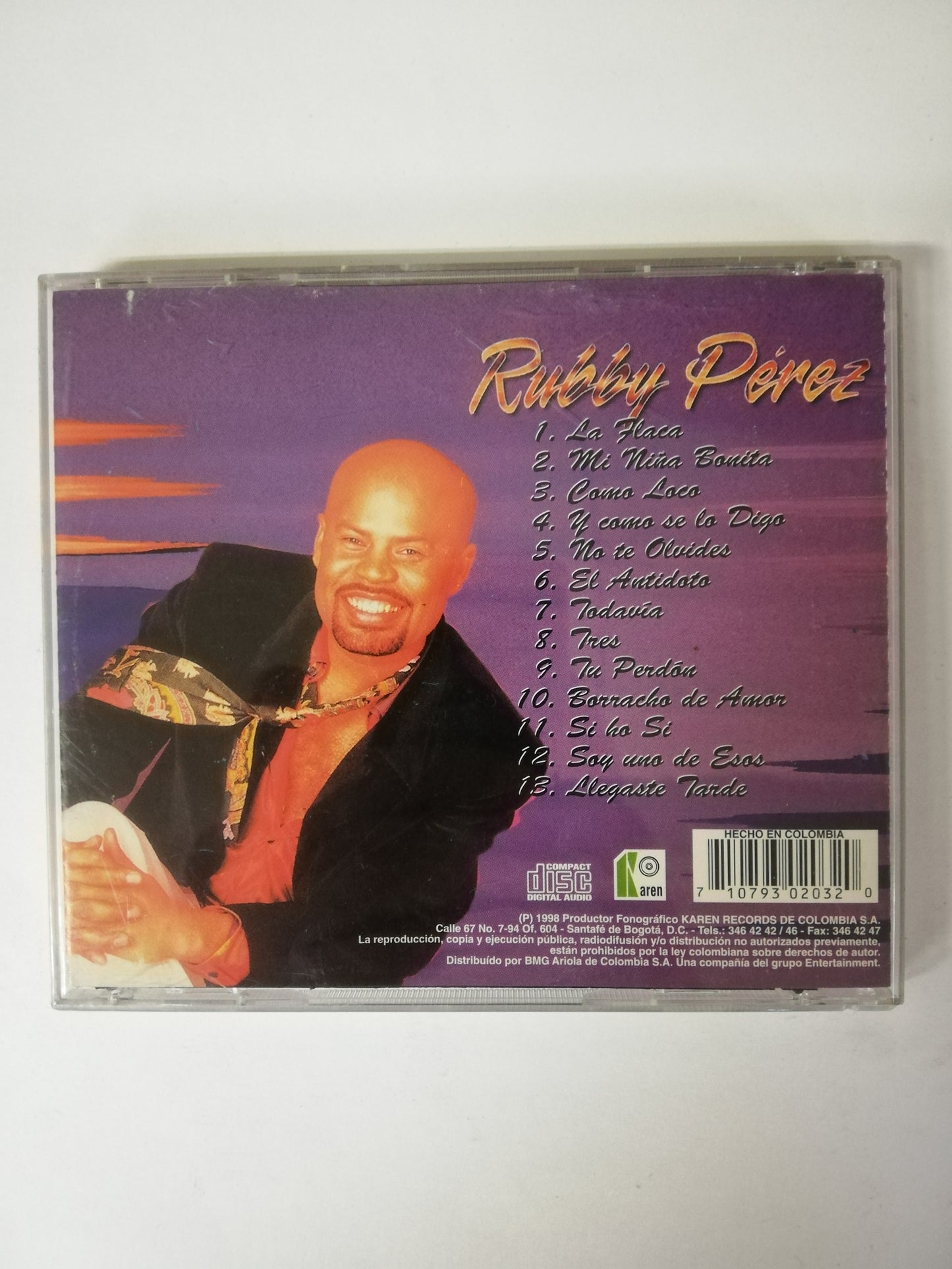 CD RUBBY PEREZ - NO TE OLVIDES