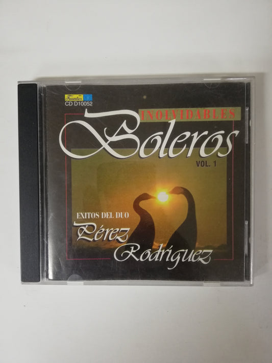 CD DUO PEREZ RODRIGUEZ - INOLVIDABLES BOLEROS VOL. 1