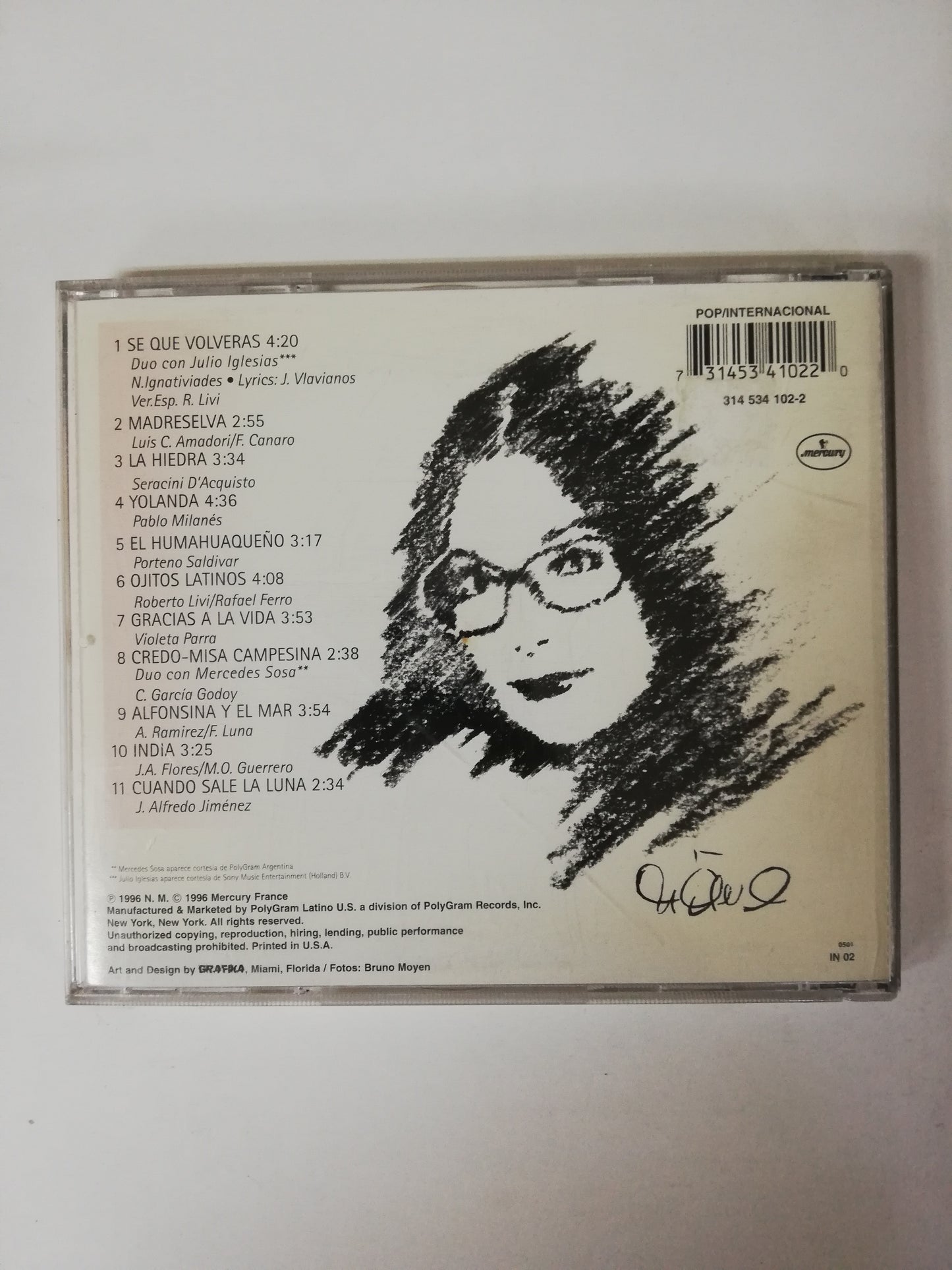 CD NANA MOUSKOURI - NANA LATINA