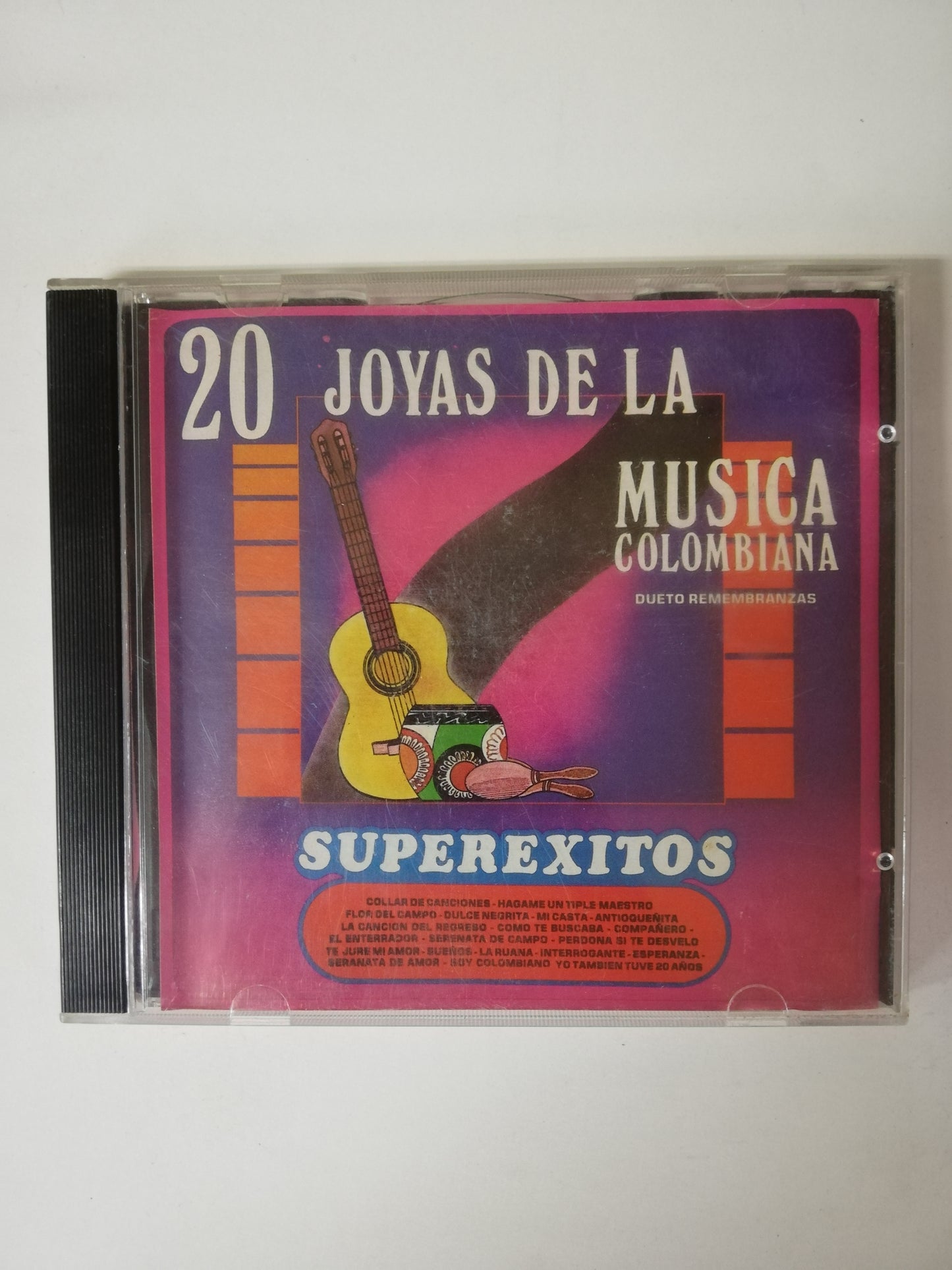 CD 20 JOYAS DE LA MÚSICA COLOMBIANA - VARIOS INTÉRPRETES