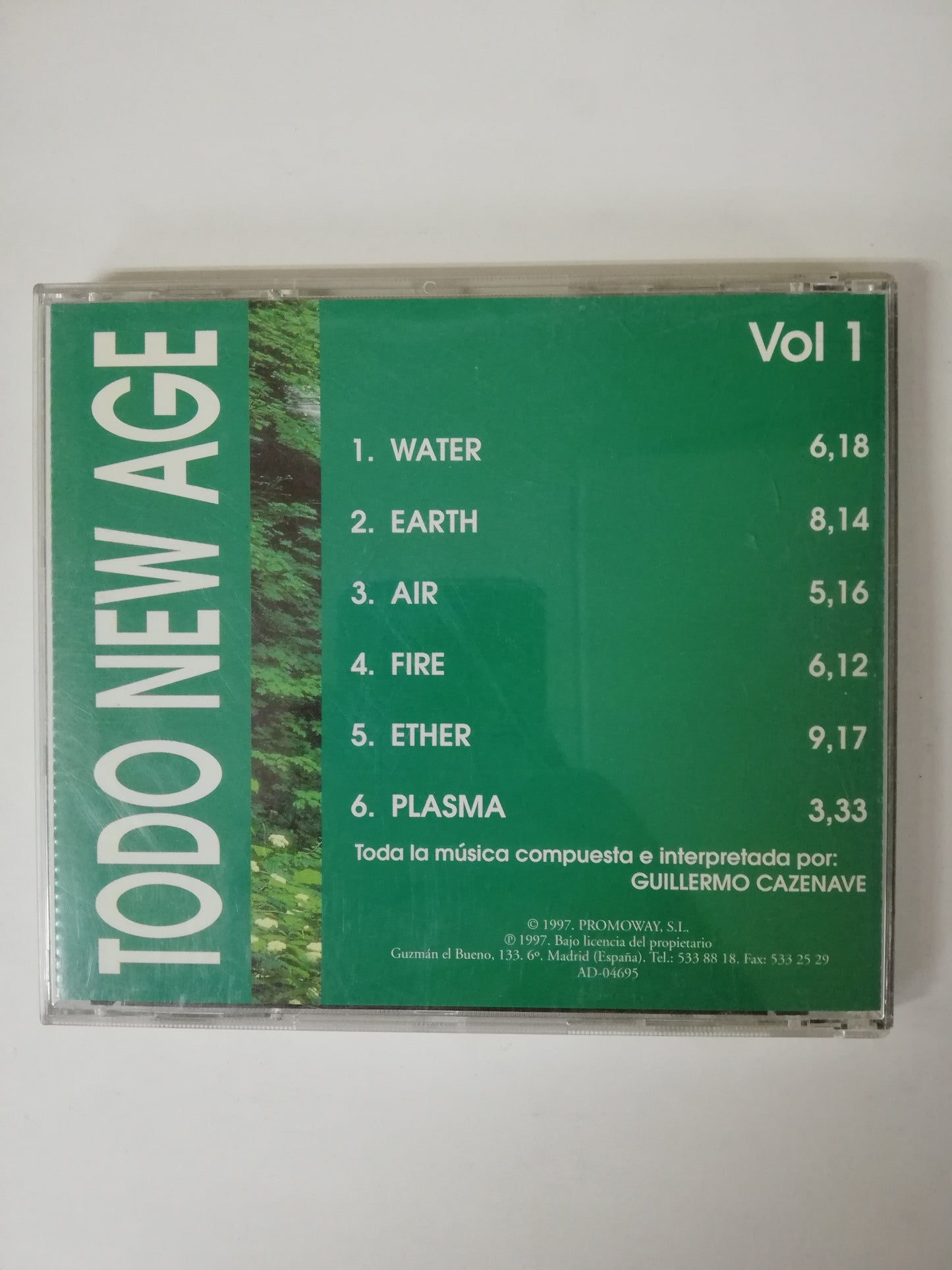 CD TODO NEW AGE - TODO NEW AGE VOL. 1