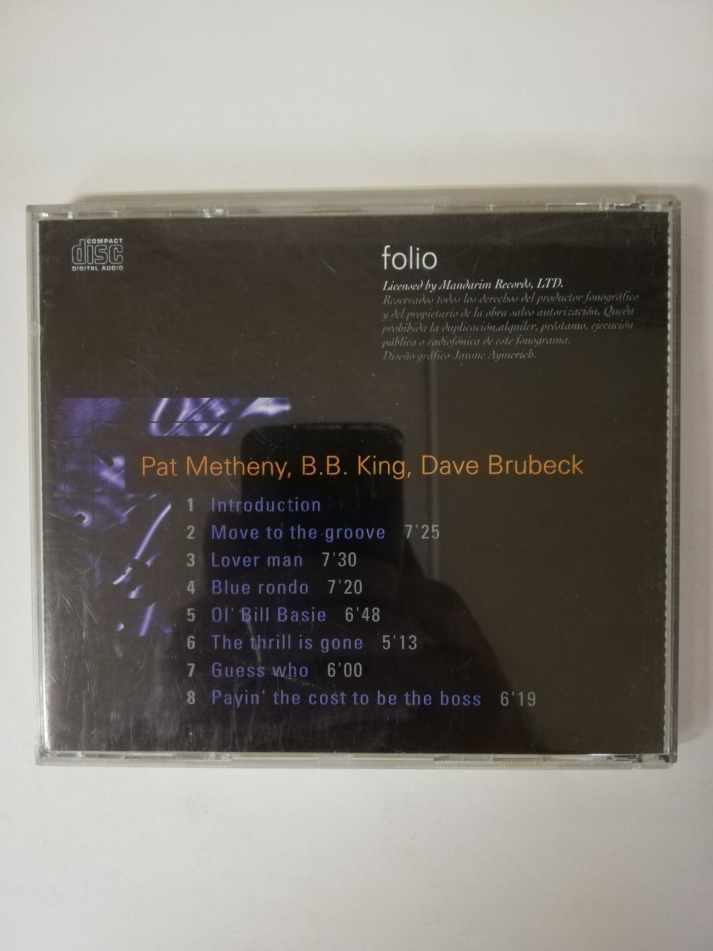 CD PAT METHENY - B.B. KING - DAVE BRUBECK - THE JAZZ MASTERS