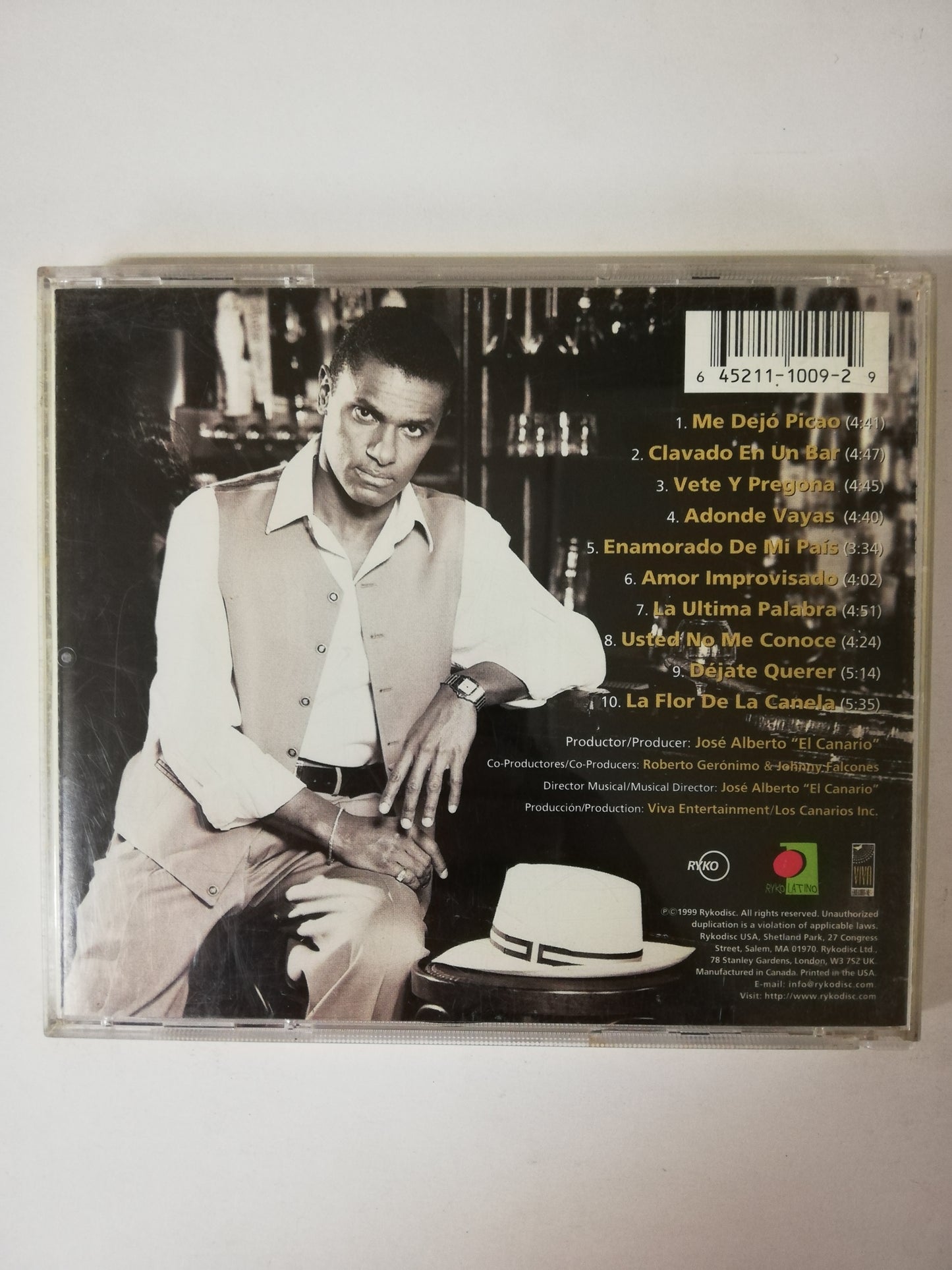 CD JOSÉ ALBETO "EL CANARIO" - HERIDO ( HEARTBREAK )