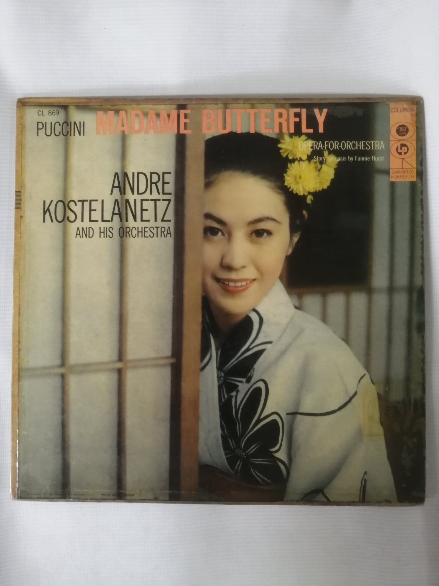 LP ANDRE KOSTELANETZ AND HIS ORCHESTRA - PUCCINI - MADAME BUTTERFLY