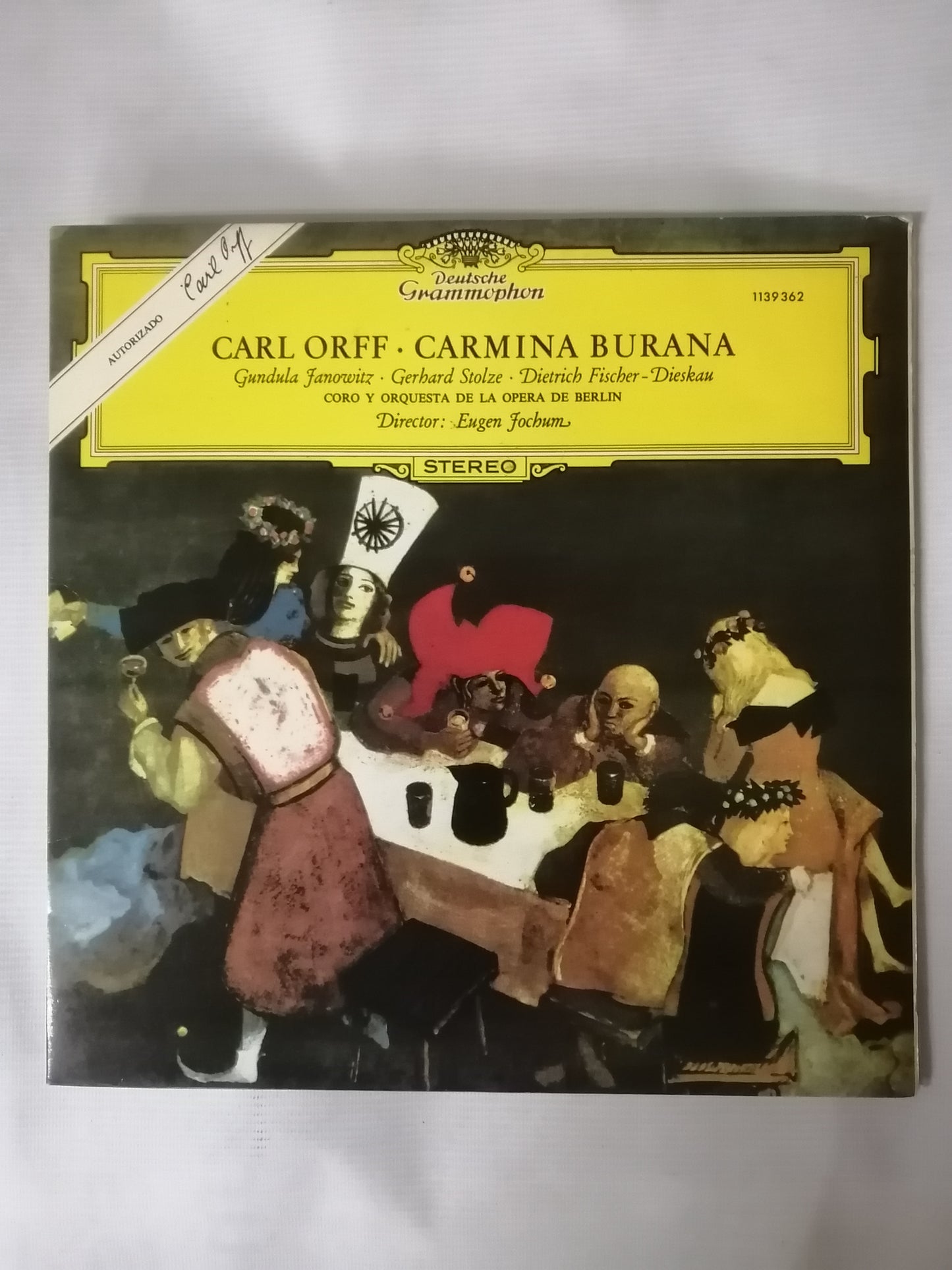 LP CARL ORFF - CARMINA BURANA