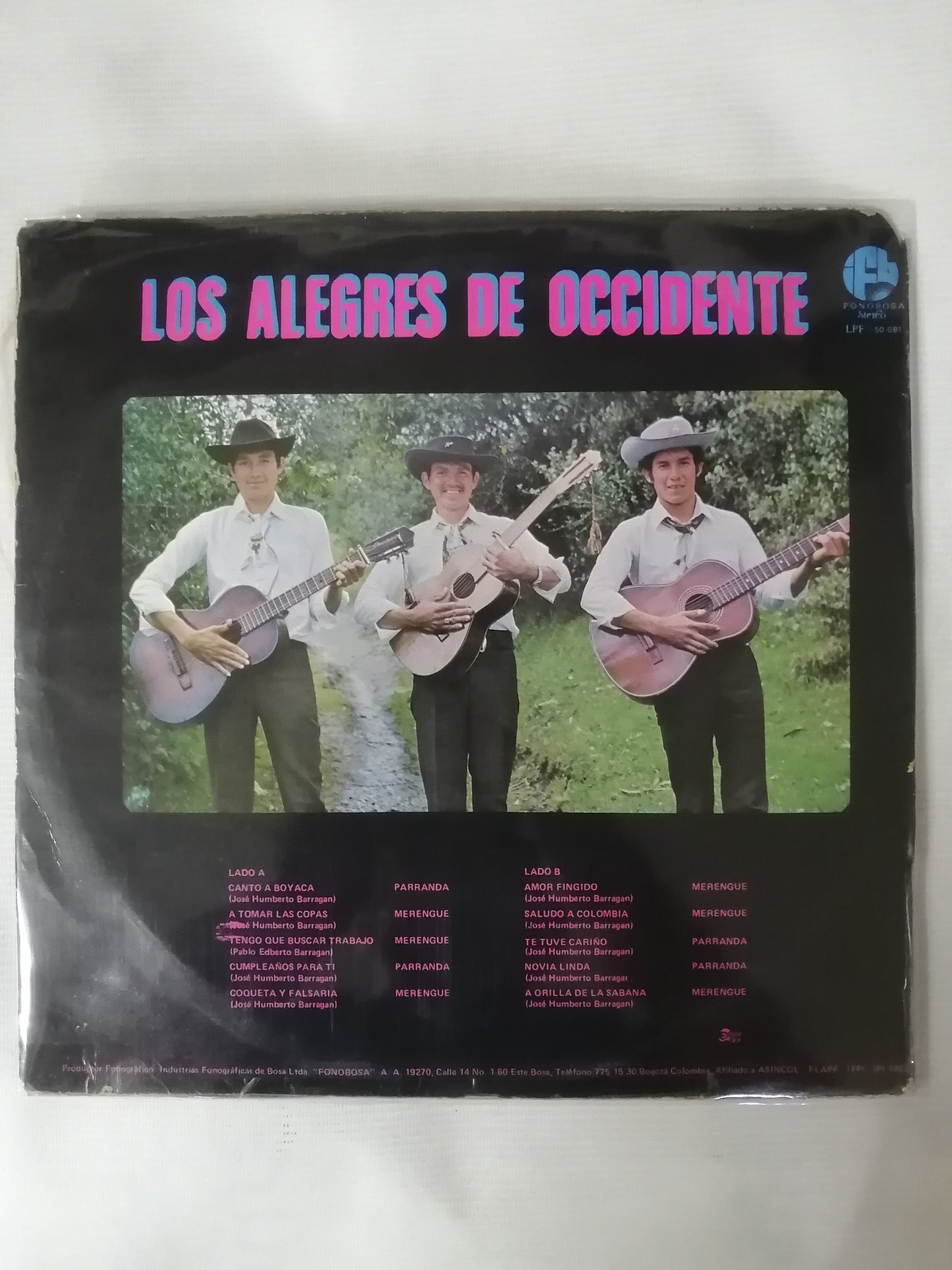 LP LOS ALEGRES DE OCCIDENTE - LOS ALEGRES DE OCCIDENTE