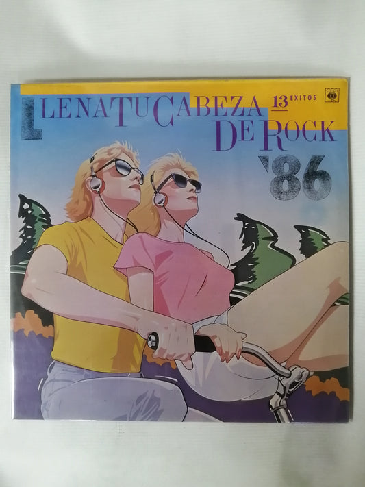 LP LLENA TU CABEZA DE ROCK - LLENA TU CABEZA DE ROCK ´86