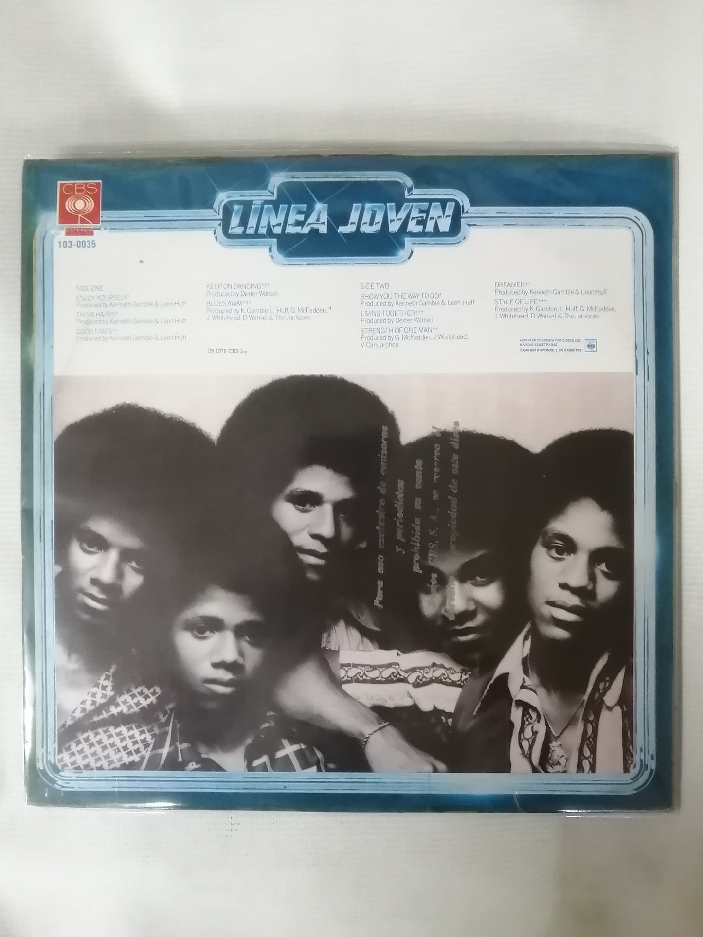 LP THE JACKSONS - LINEA JOVEN