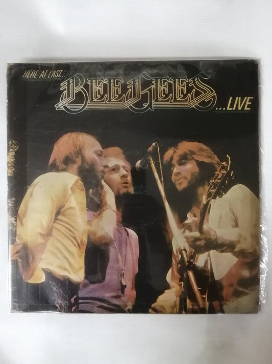 LP BEE GEES - HERE AT LAST...BEE GEES...LIVE - VINYL X 2