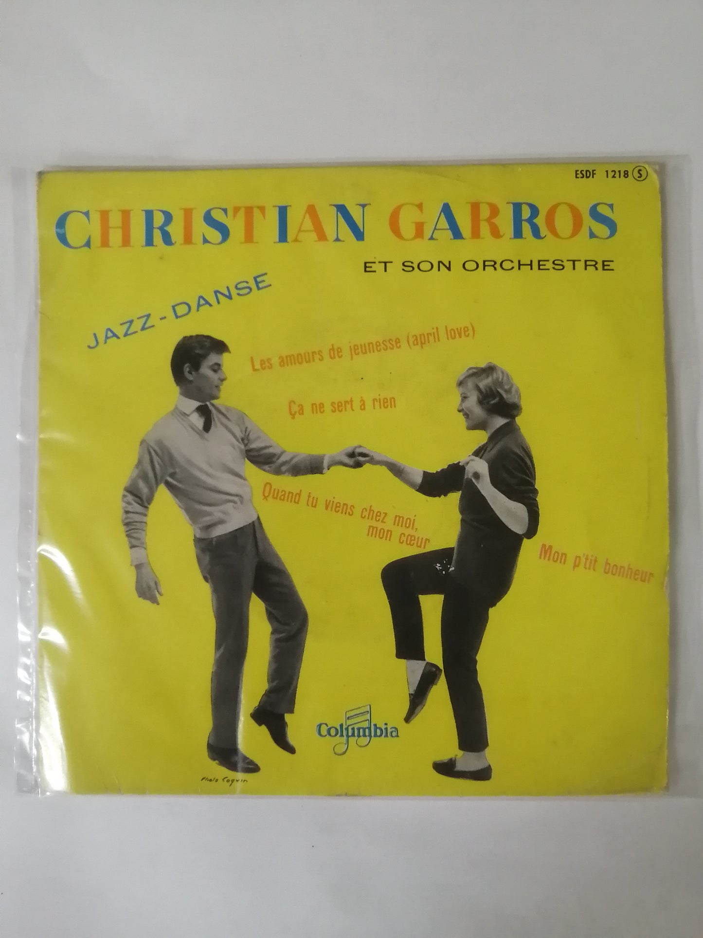 VINILO CHRISTIAN GARROS ET SON ORCHESTRE - JAZZ-DANSE No. 1