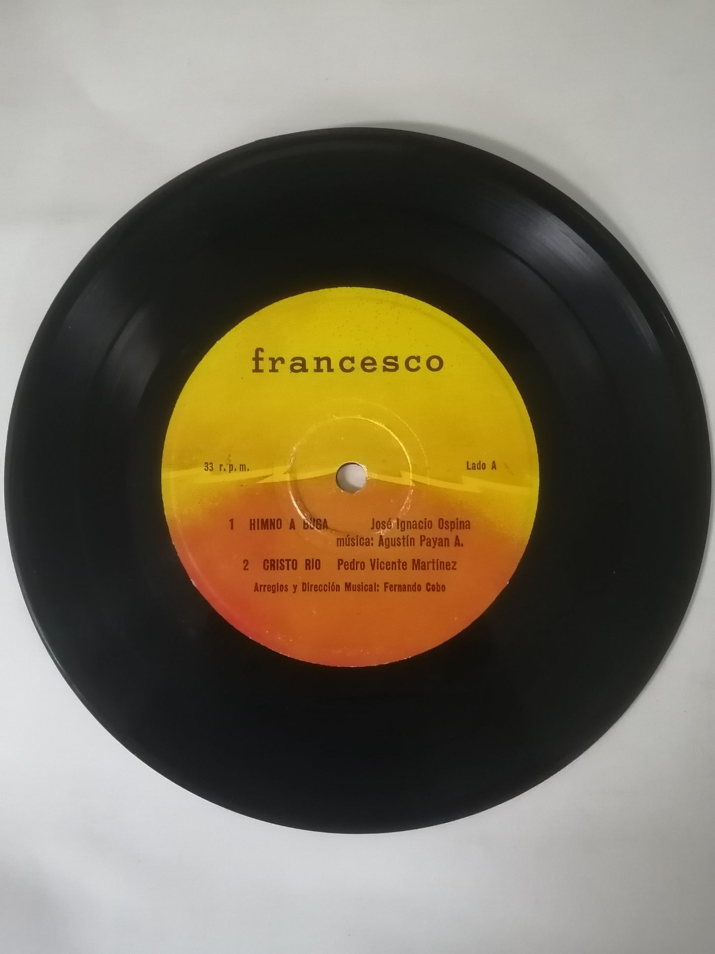 VINILO FRANCESCO - HIMNO A BUGA - CRISTO REY / CAMPANARIO DEL ALBA - ESFINGES