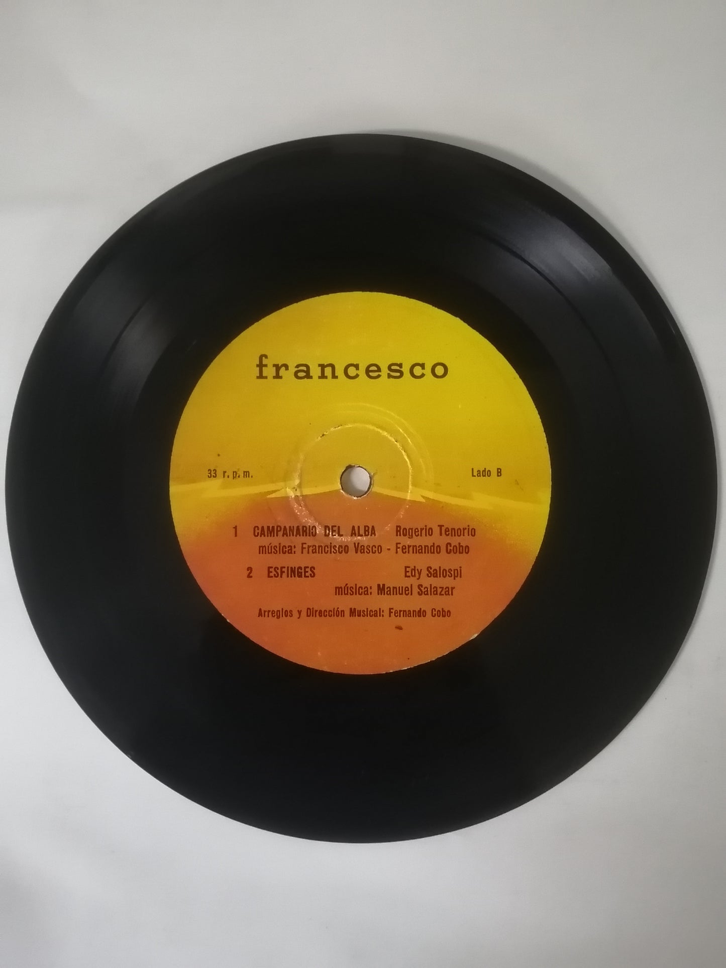 VINILO FRANCESCO - HIMNO A BUGA - CRISTO REY / CAMPANARIO DEL ALBA - ESFINGES