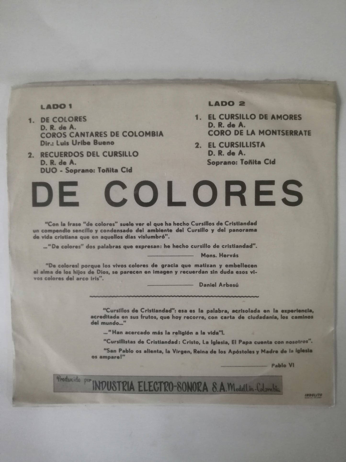 VINILO DE COLORES - VARIOS INTÉRPRETES