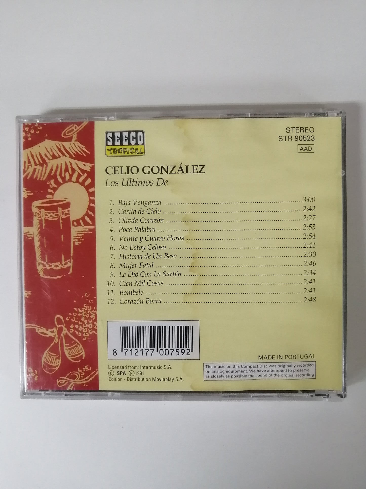 CD CELIO GONZALEZ - LO ÚLTIMO DE CELIO GONZALEZ CON LA SONORA MATANCERA