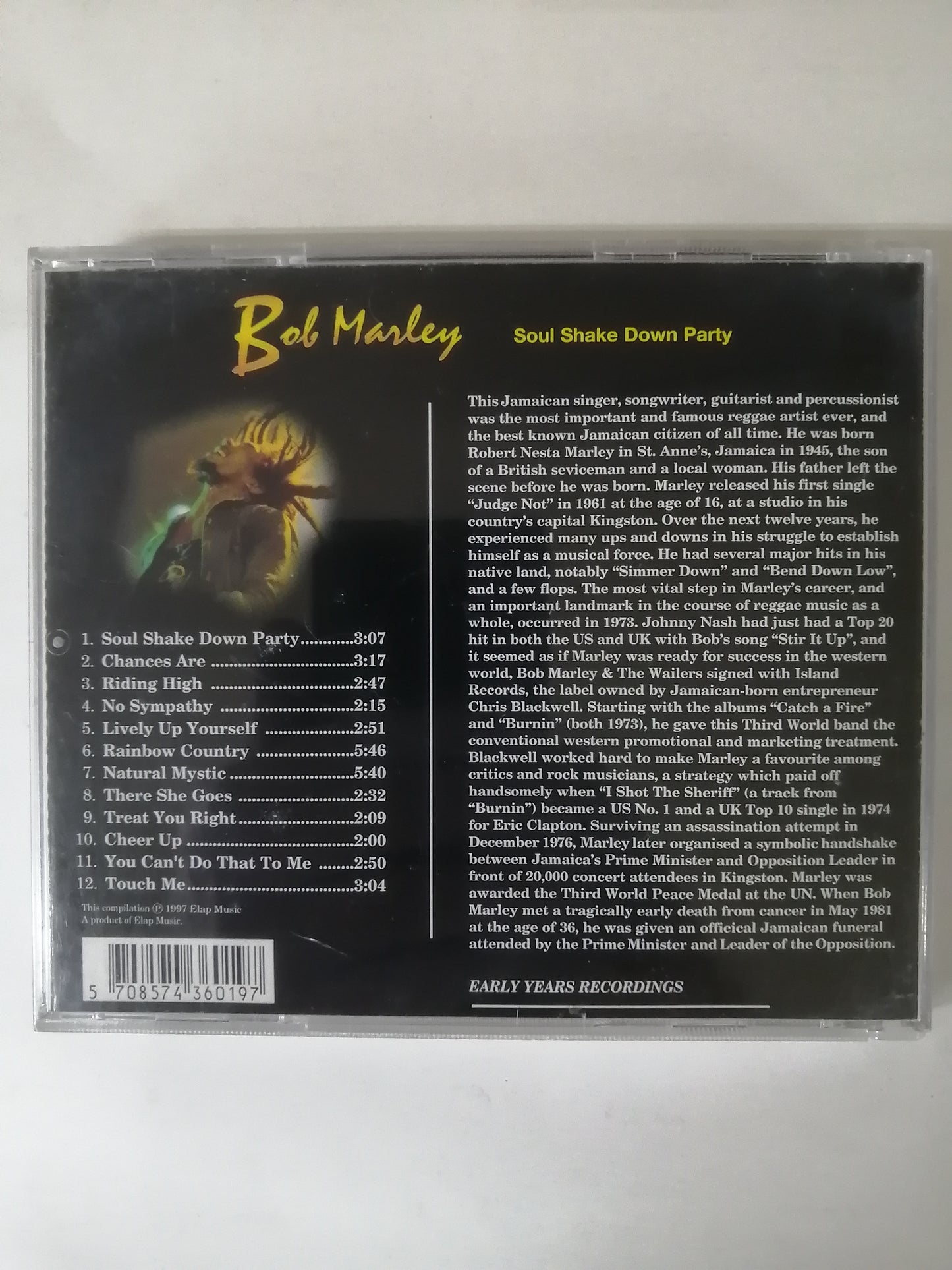 CD BOB MARLEY - SOUL SHAKE DOWN PARTY