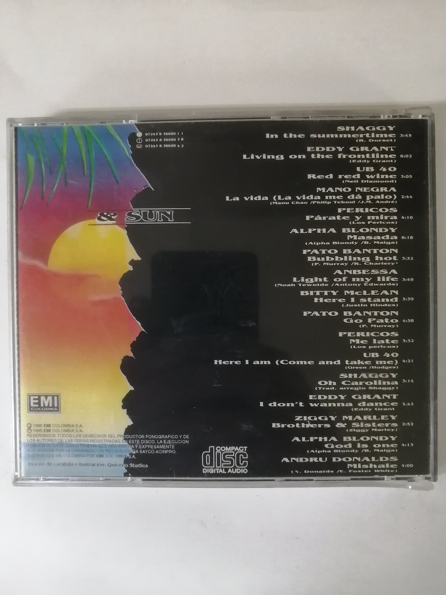 CD REGGAE & SUN - VARIOS INTÉRPRETES