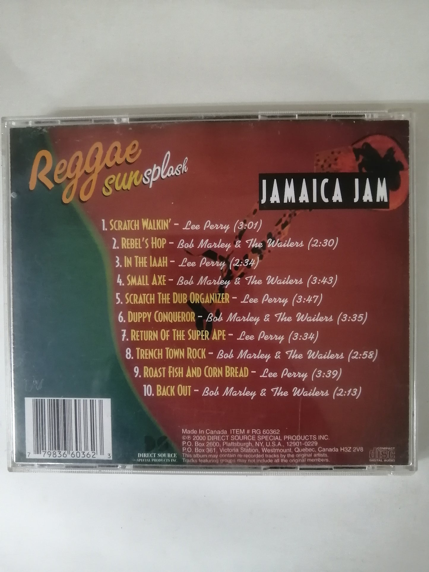 CD REGGAE SUNSPLASH - JAMAICA JAM