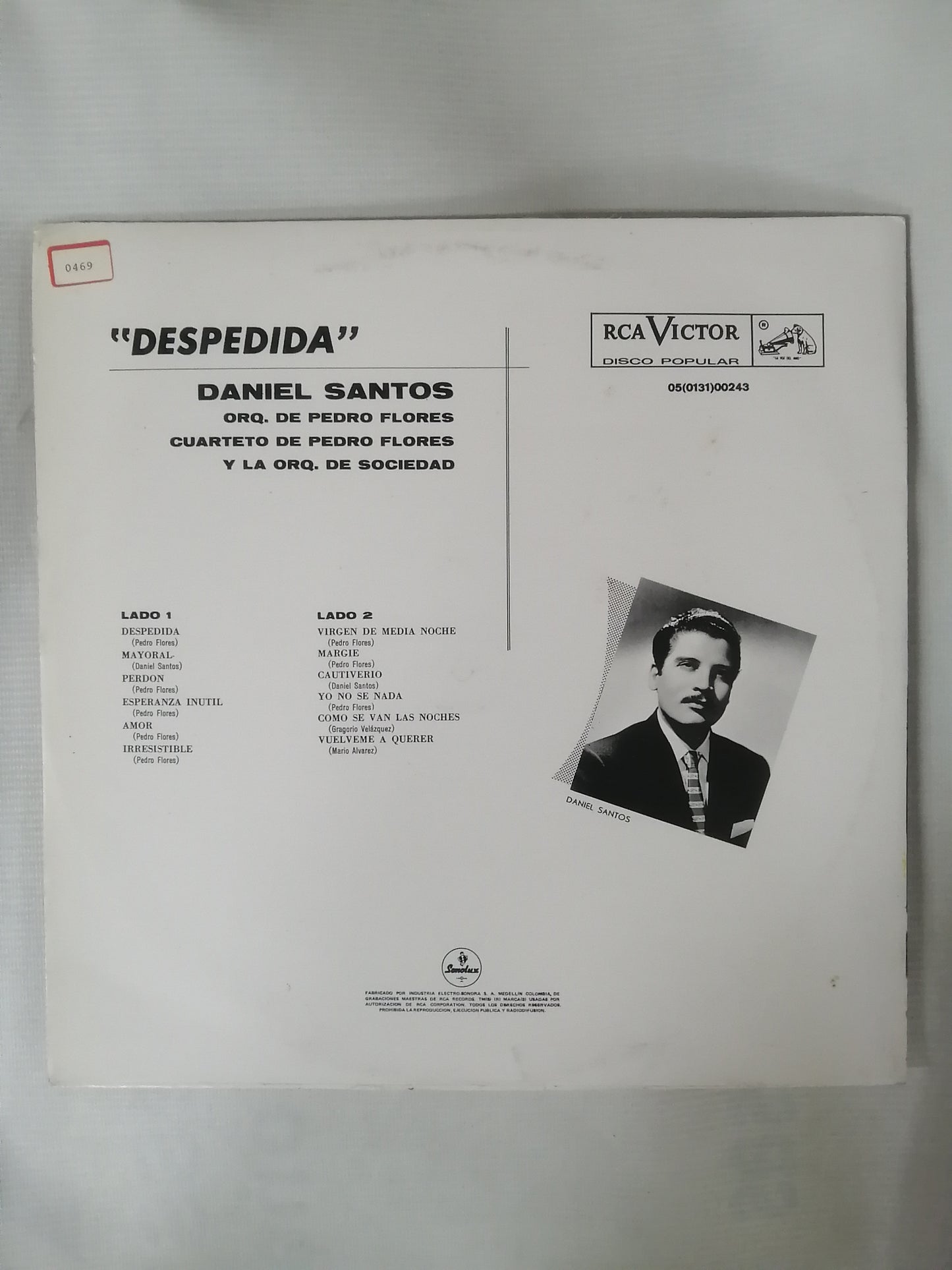 LP DANIEL SANTOS - LA DESPEDIDA