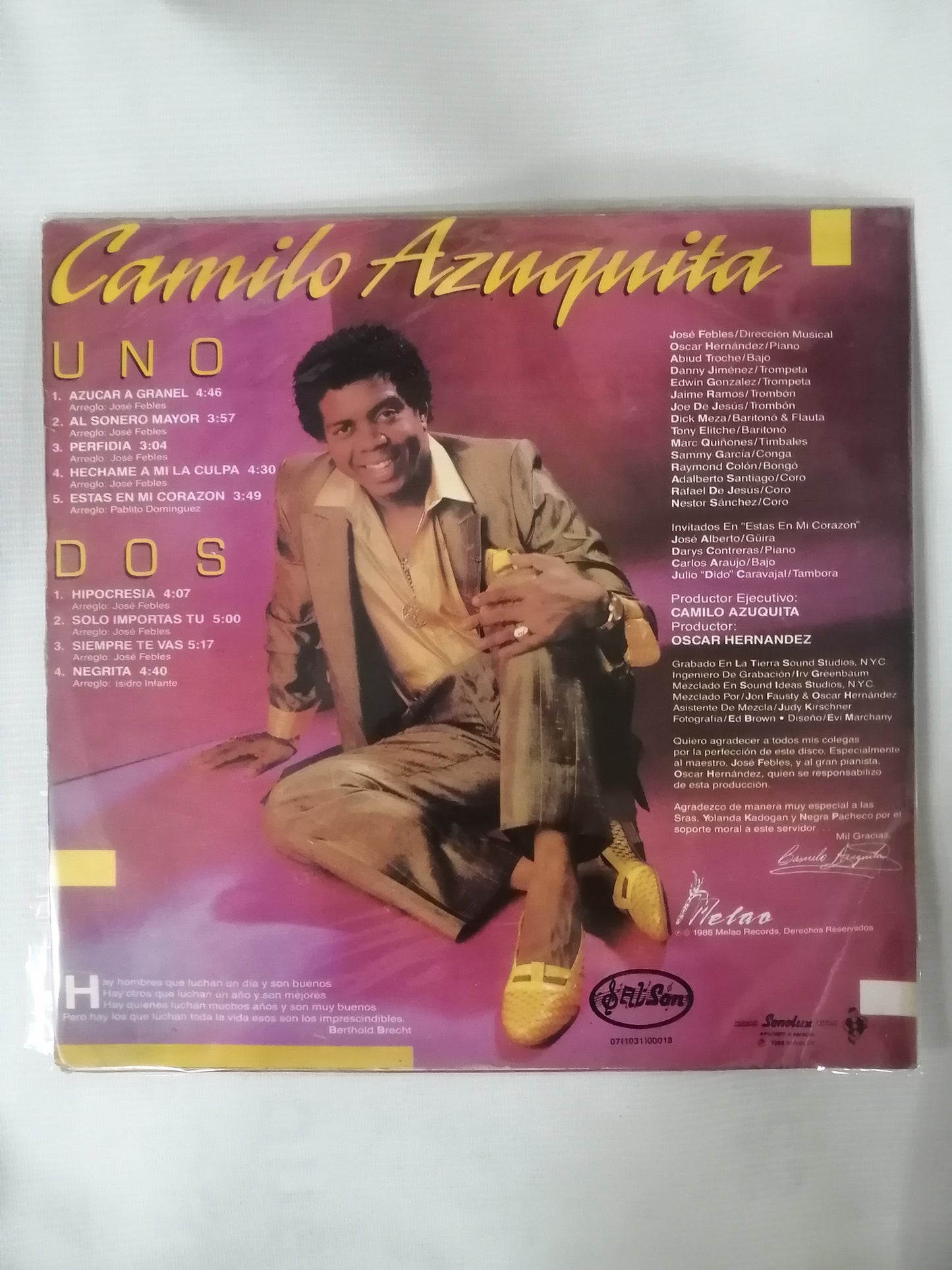 LP CAMILO AZUQUITA - AZUCAR A GRANEL!