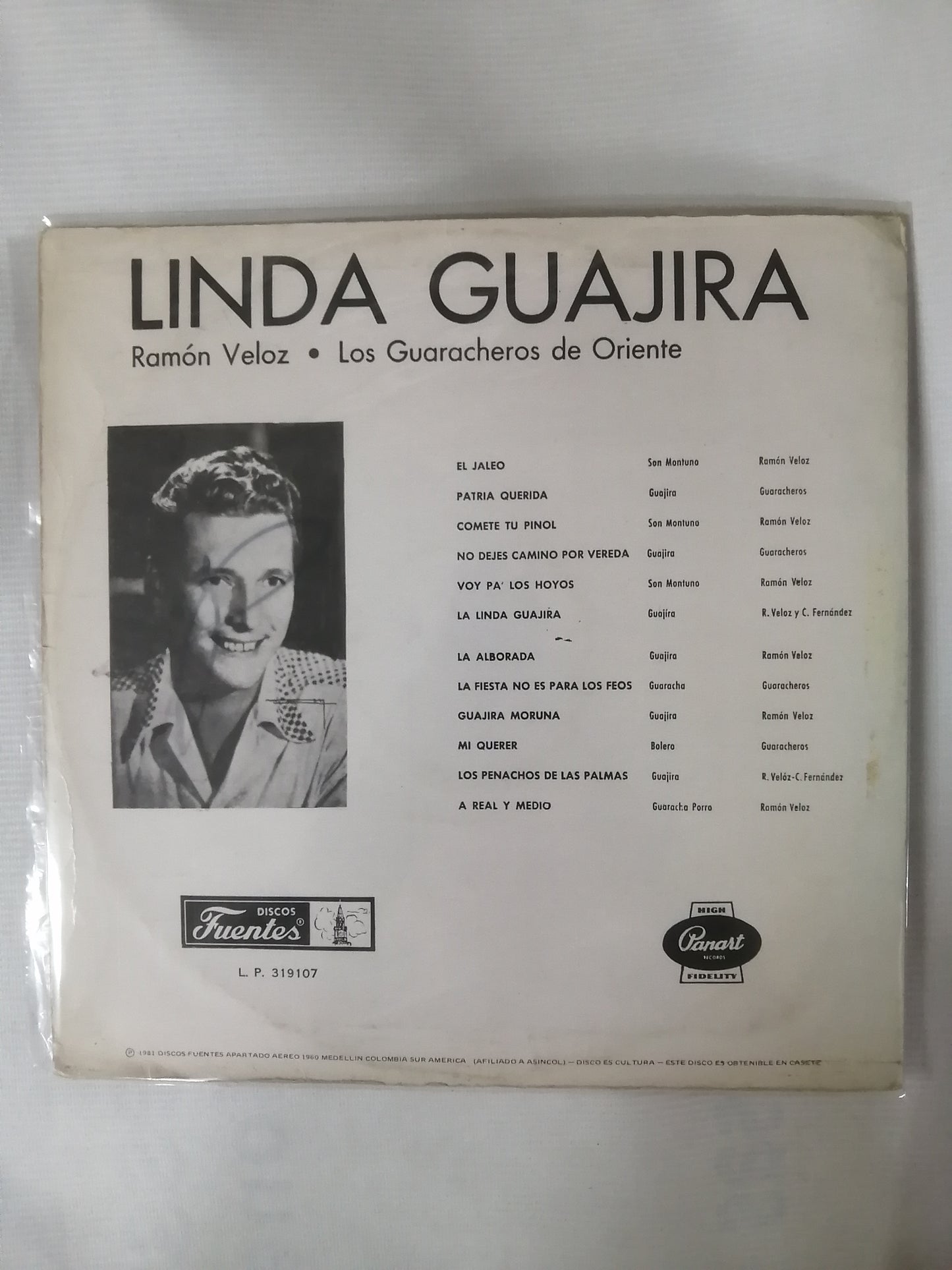 LP RAMÓN VELOZ Y LOS GUARACHEROS DE ORIENTE - LINDA GUAJIRA