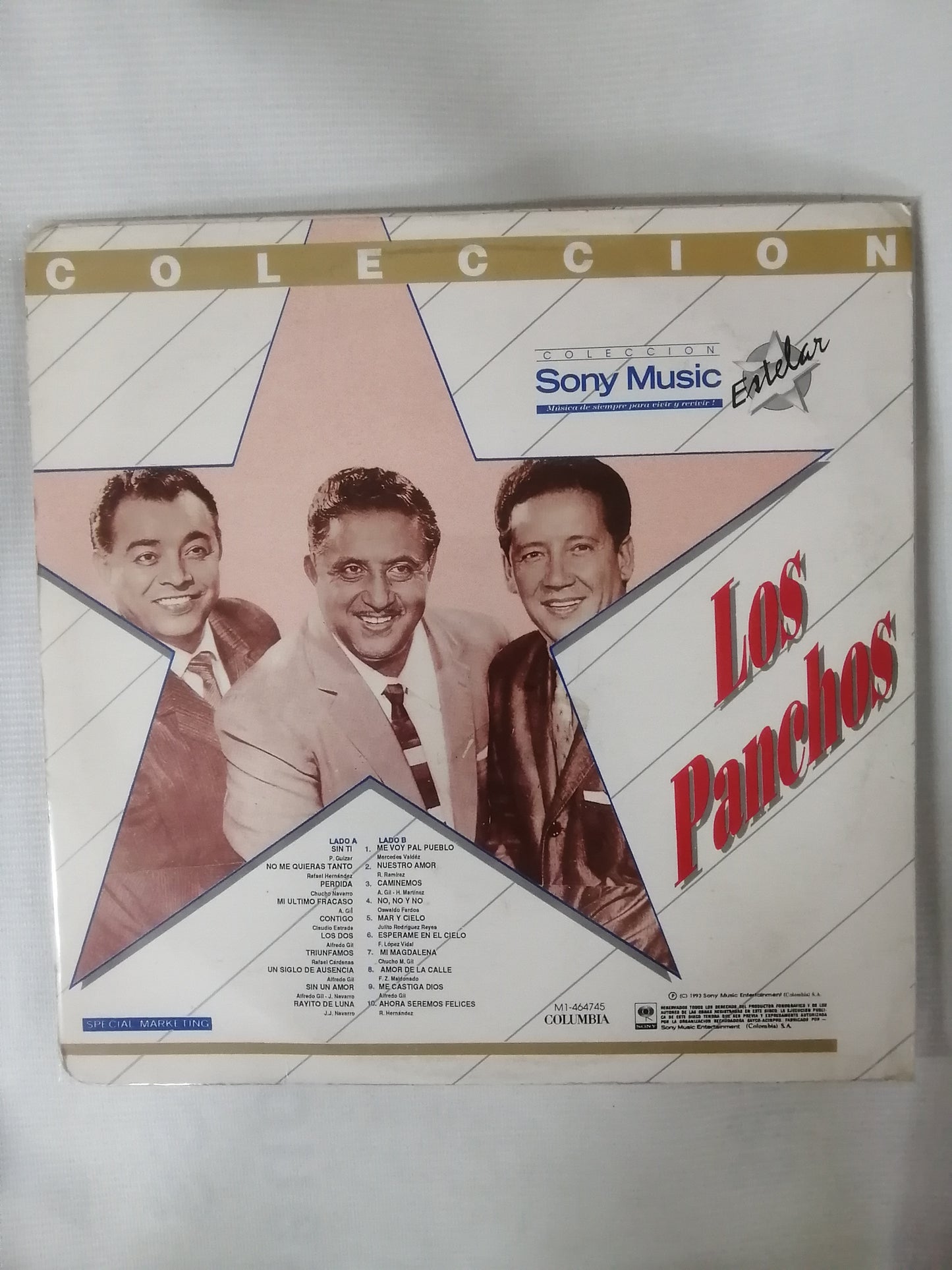 LP LOS PANCHOS - COLECCIÓN SONY MUSIC ESTELAR