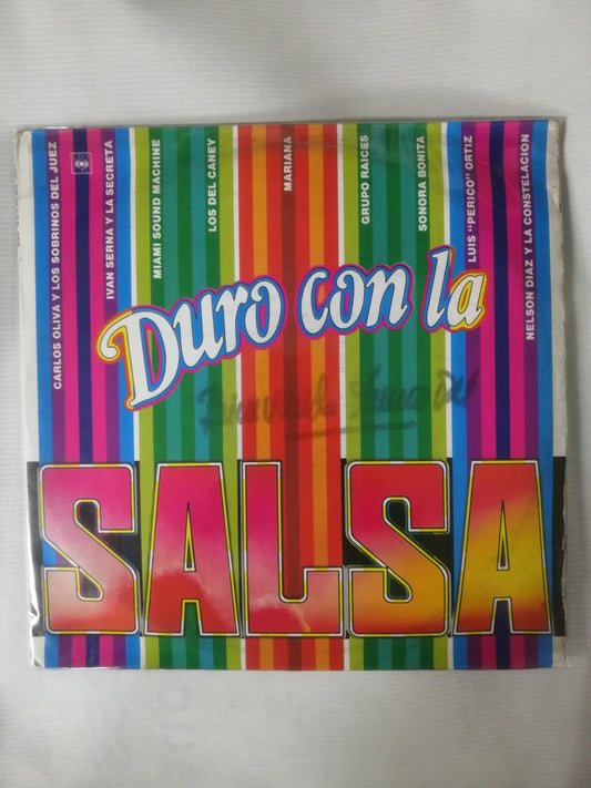 LP DURO CON LA SALSA - VARIOS INTÉRPRETES