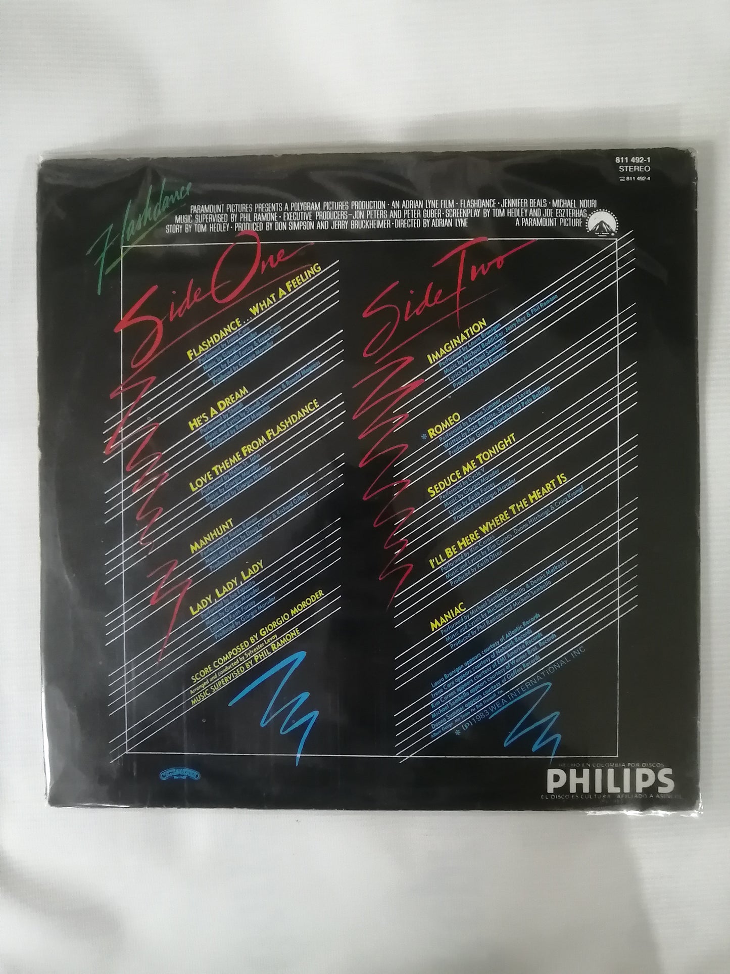 LP FLASHDANCE - ORIGINAL SOUNDTRACK FROM THE MOTION PICTURE