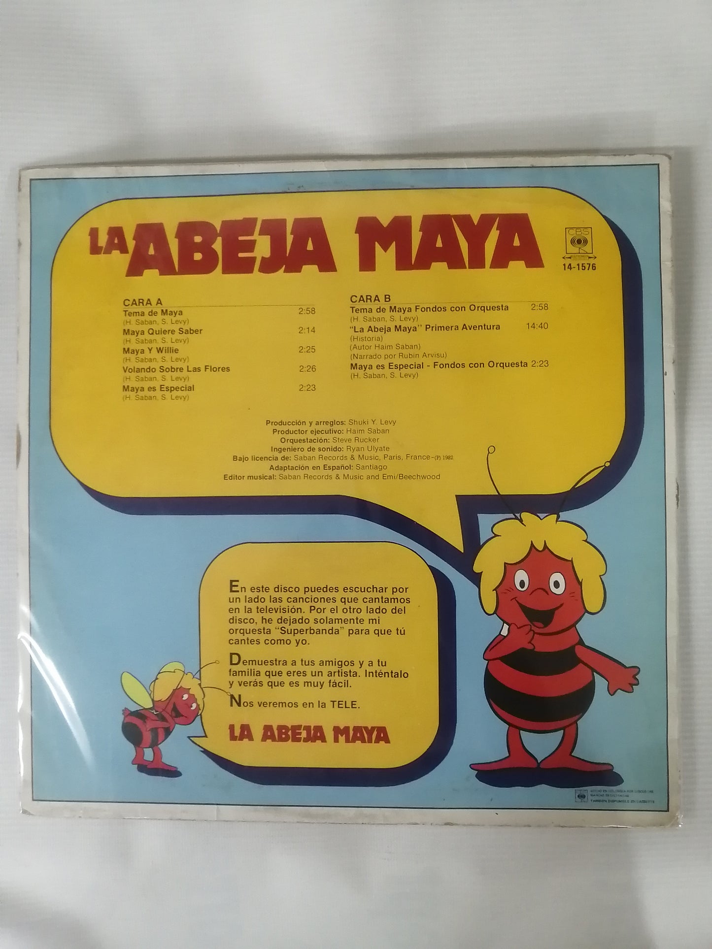 LP LA ABEJA MAYA - APRENDE Y CANTA MIS CANCIONES!