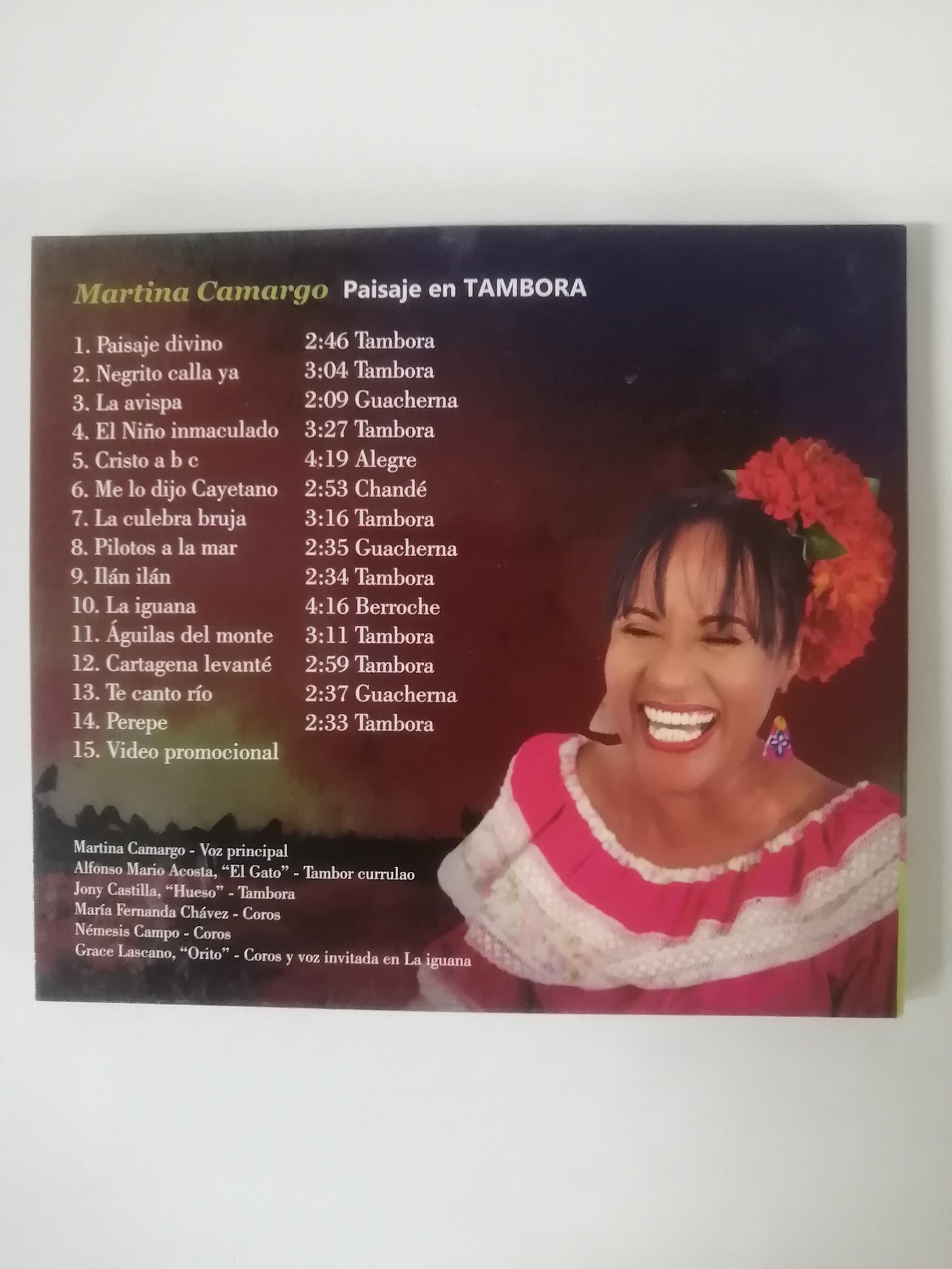 CD MARTINA CAMARGO - PAISAJE EN TAMBORA