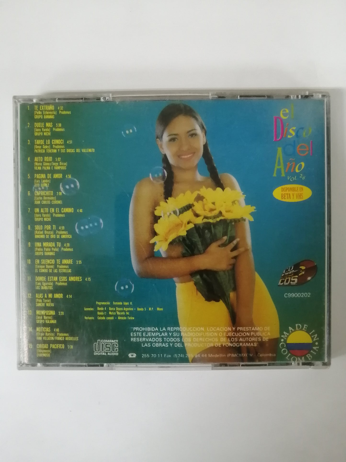 CD EL DISCO DEL AÑO - EL DISCO DEL AÑO VOL. 26