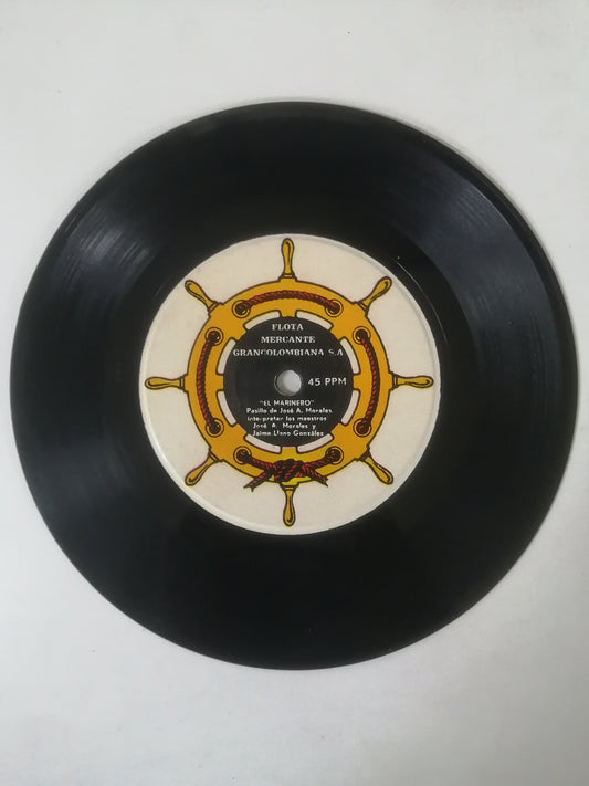 VINILO JOSE A. MORALES Y JAIME LLANO GONZALEZ - EL MARINERO / CAMPESINA SANTANDEREANA