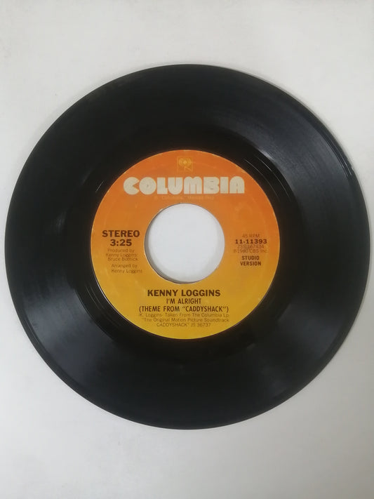 VINILO KENNY LOGGINS - I´M ALRIGHT ( THEME FROM "CADDYSHACK" ) / I´M ALRIGHT ( THEME FROM "CADDYSHACK" ) LIVE VERSION