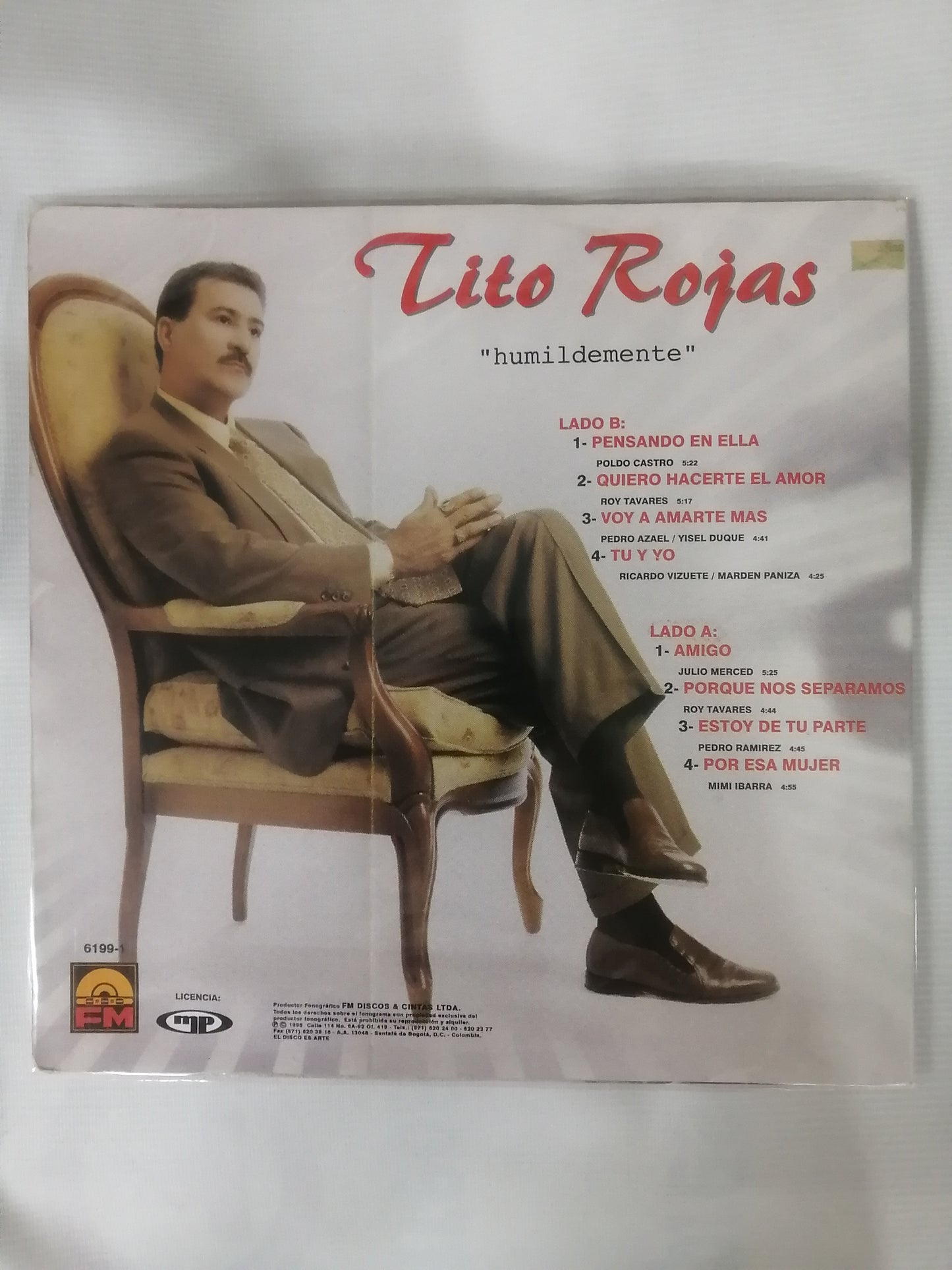 LP TITO ROJAS - HUMILDEMENTE