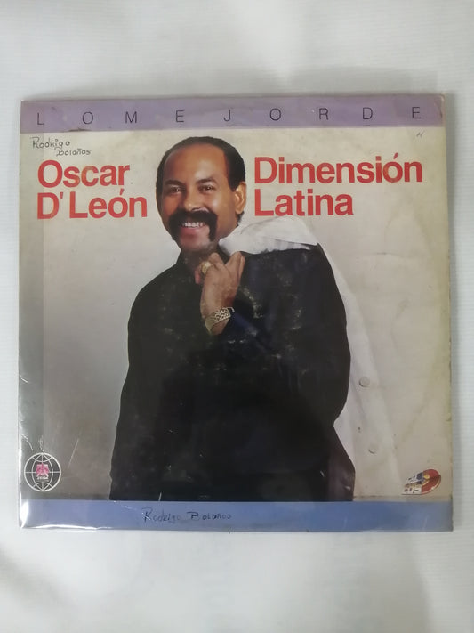 LP OSCAR DE LEÓN - DIMENSION LATINA - LO MEJOR DE OSCAR DE LEÓN Y DIMENSION LATINA