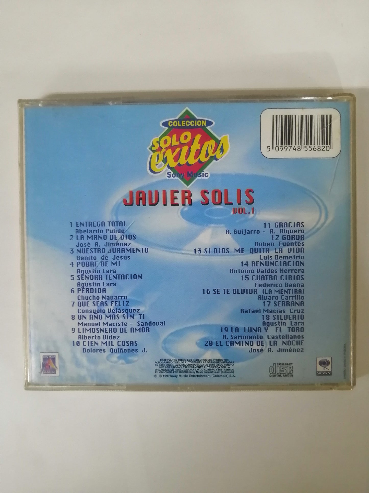 CD JAVIER SOLIS - SOLO EXITOS VOL. 1