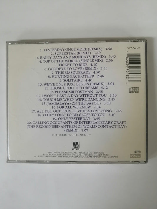 CD CARPENTERS - THEIR GREATEST HITS